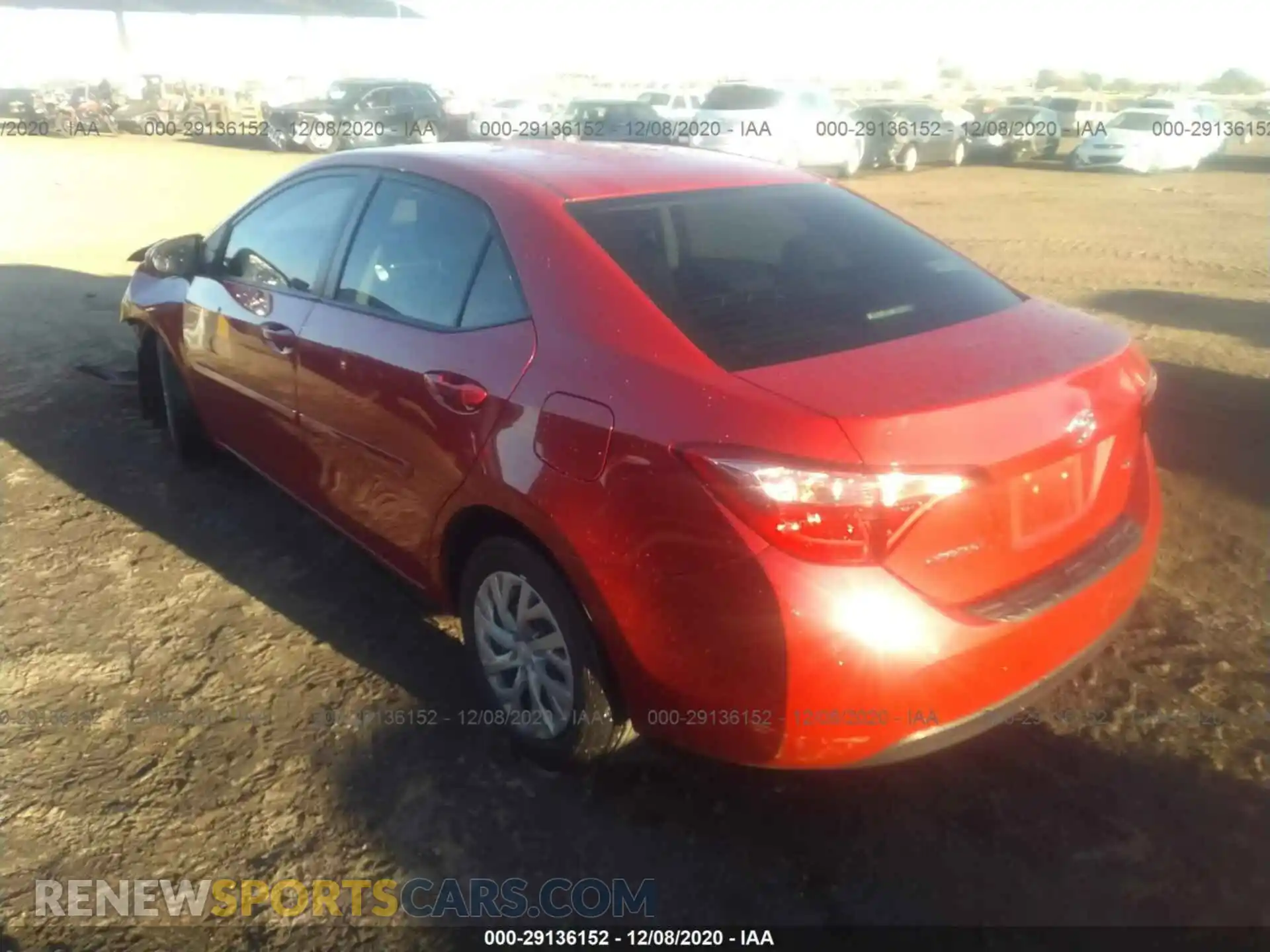 3 Photograph of a damaged car 2T1BURHE4KC197815 TOYOTA COROLLA 2019