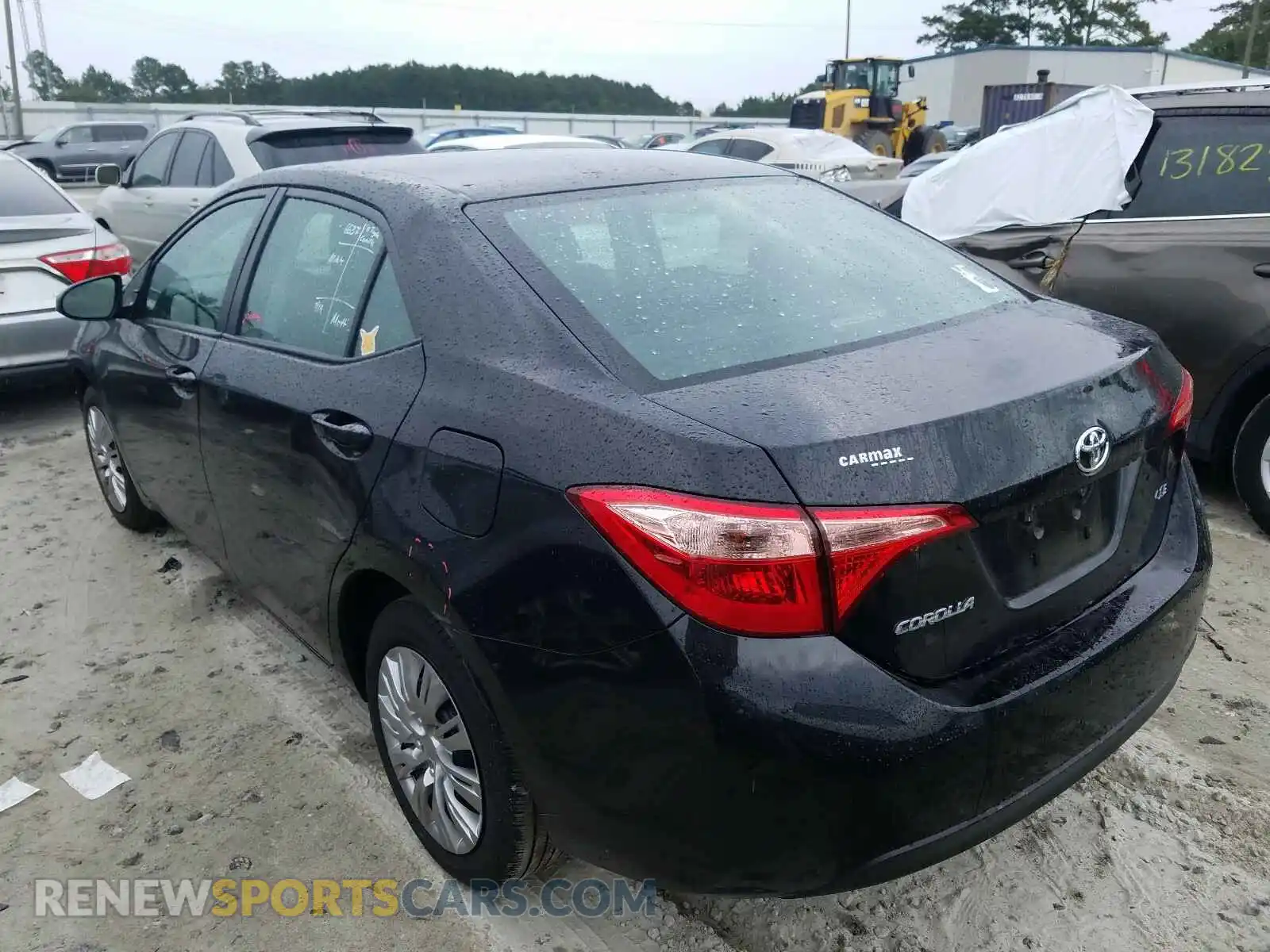 3 Photograph of a damaged car 2T1BURHE4KC198284 TOYOTA COROLLA 2019