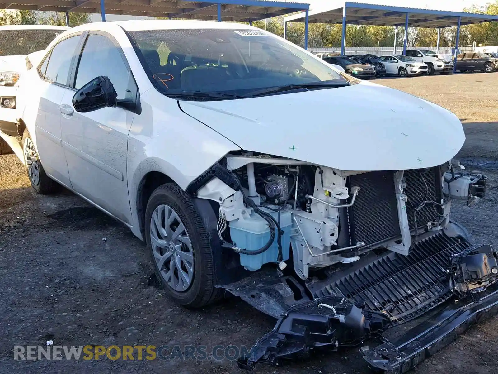 1 Photograph of a damaged car 2T1BURHE4KC198477 TOYOTA COROLLA 2019