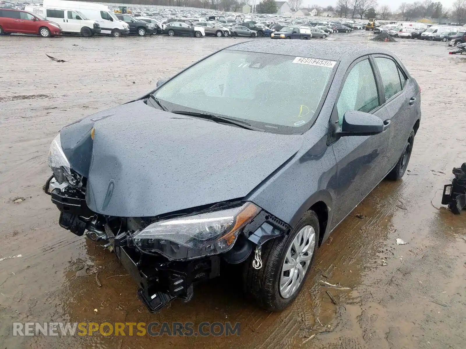 2 Photograph of a damaged car 2T1BURHE4KC199404 TOYOTA COROLLA 2019