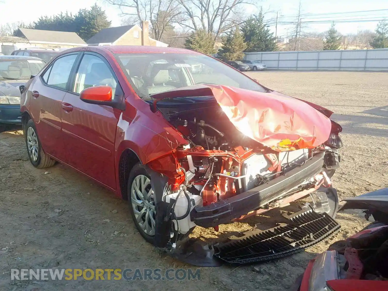 1 Photograph of a damaged car 2T1BURHE4KC199502 TOYOTA COROLLA 2019
