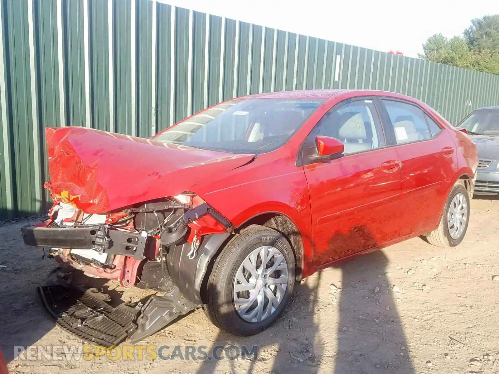 2 Photograph of a damaged car 2T1BURHE4KC199502 TOYOTA COROLLA 2019