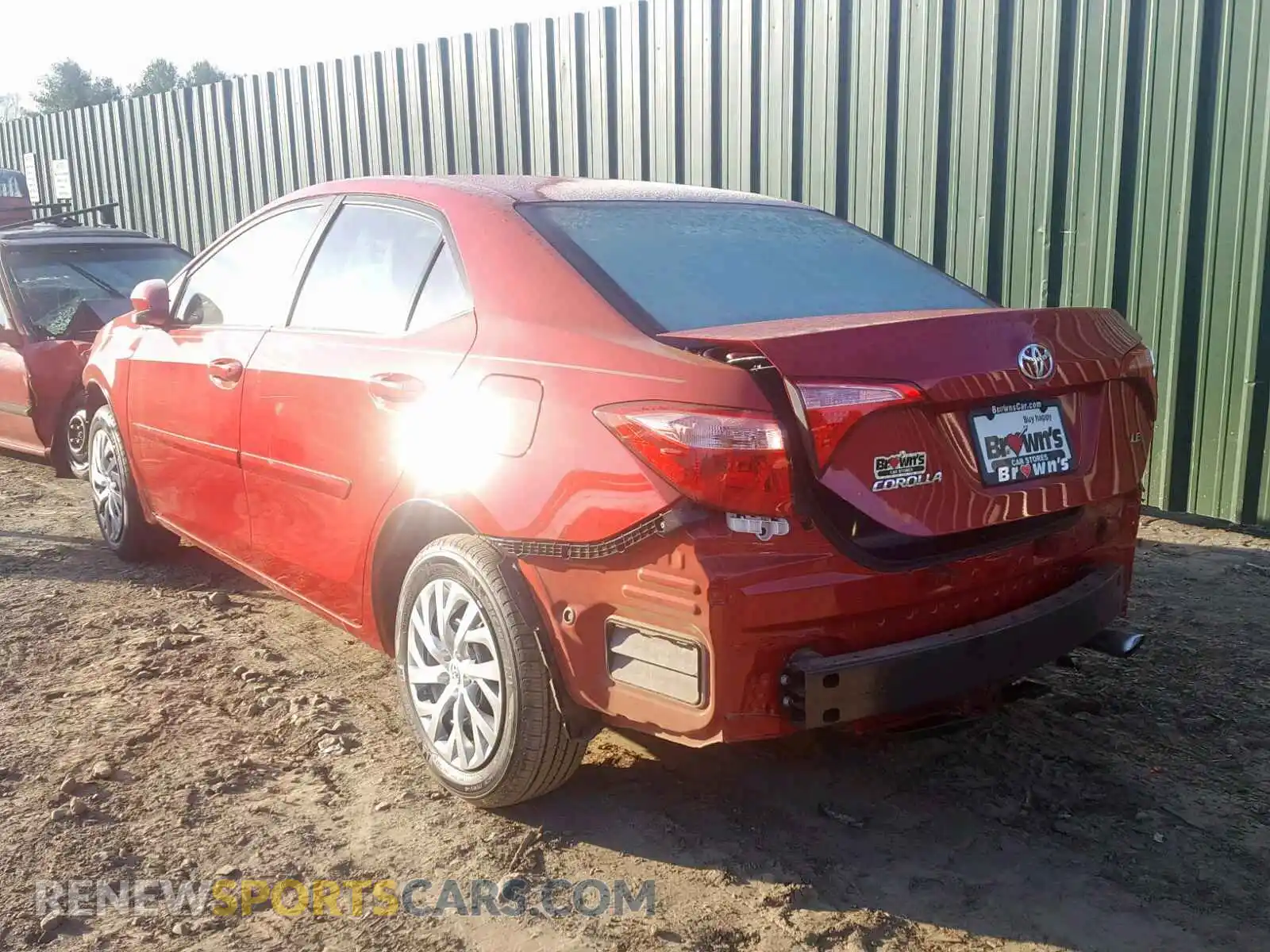 3 Photograph of a damaged car 2T1BURHE4KC199502 TOYOTA COROLLA 2019