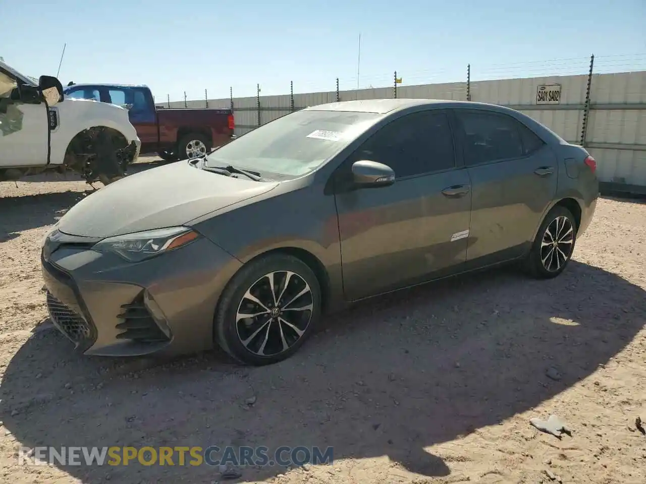 1 Photograph of a damaged car 2T1BURHE4KC200275 TOYOTA COROLLA 2019