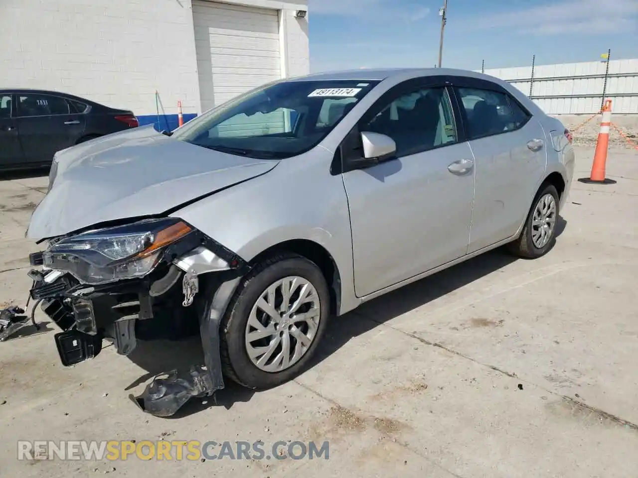 1 Photograph of a damaged car 2T1BURHE4KC201524 TOYOTA COROLLA 2019