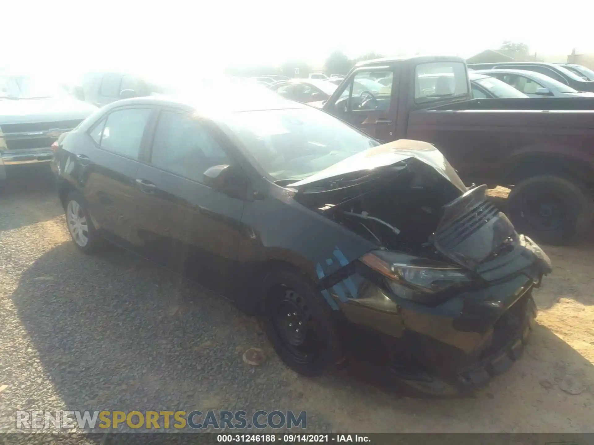 1 Photograph of a damaged car 2T1BURHE4KC202155 TOYOTA COROLLA 2019
