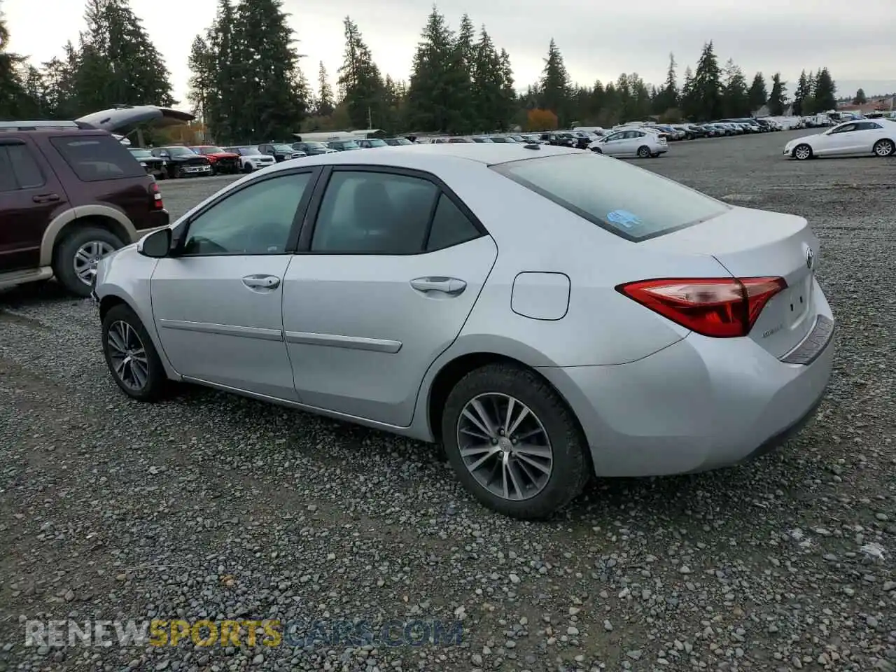 2 Photograph of a damaged car 2T1BURHE4KC204472 TOYOTA COROLLA 2019