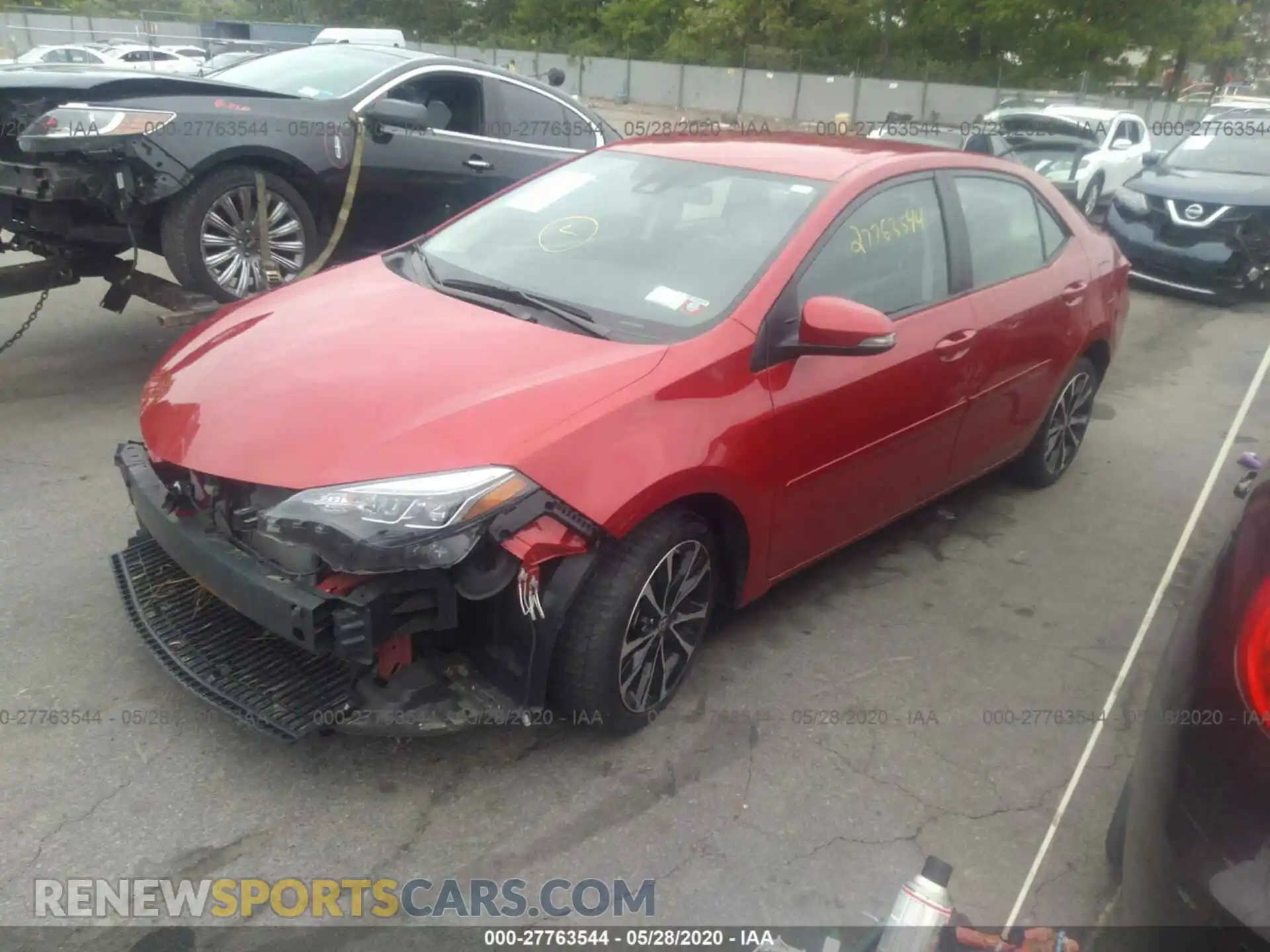 2 Photograph of a damaged car 2T1BURHE4KC204715 TOYOTA COROLLA 2019