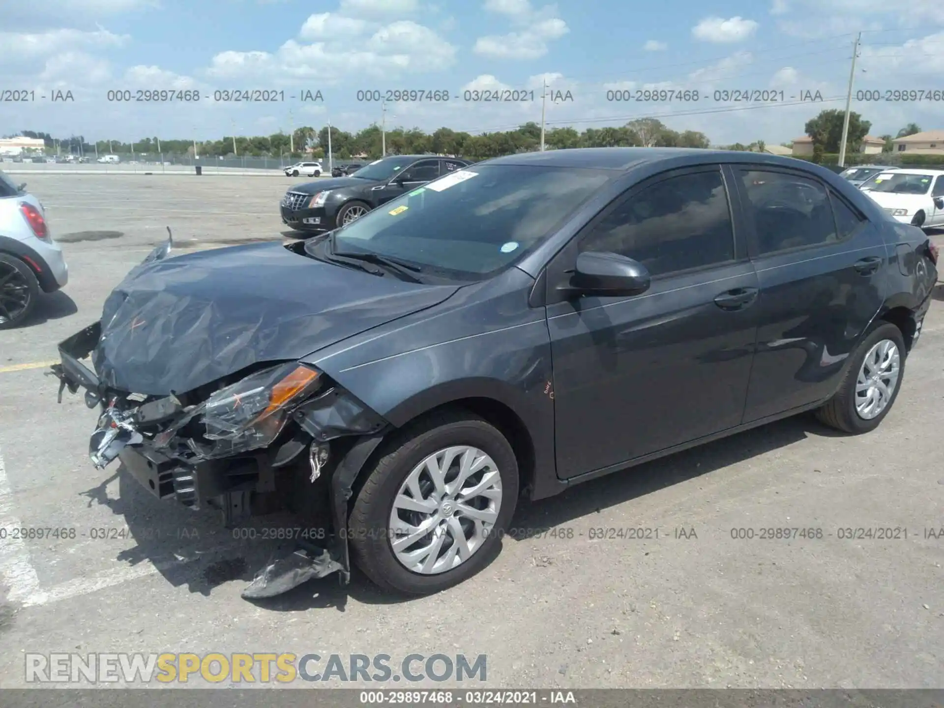 2 Photograph of a damaged car 2T1BURHE4KC206223 TOYOTA COROLLA 2019