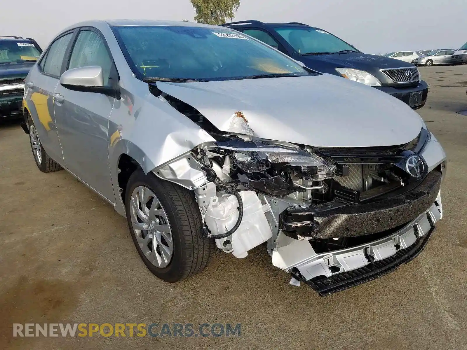1 Photograph of a damaged car 2T1BURHE4KC206643 TOYOTA COROLLA 2019