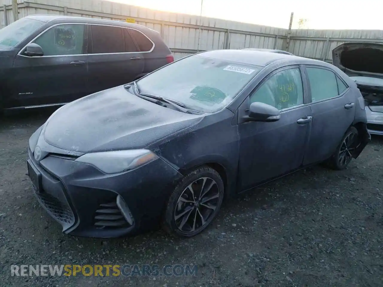 2 Photograph of a damaged car 2T1BURHE4KC207677 TOYOTA COROLLA 2019