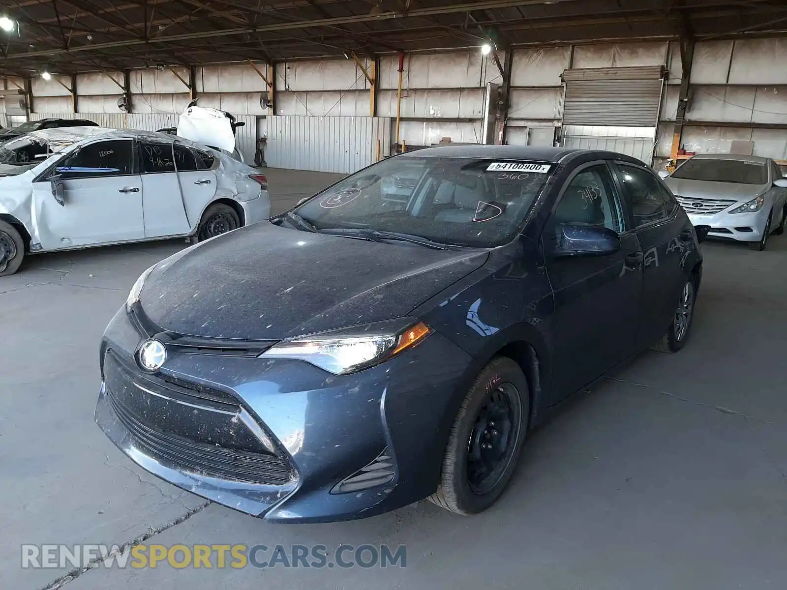 2 Photograph of a damaged car 2T1BURHE4KC208795 TOYOTA COROLLA 2019
