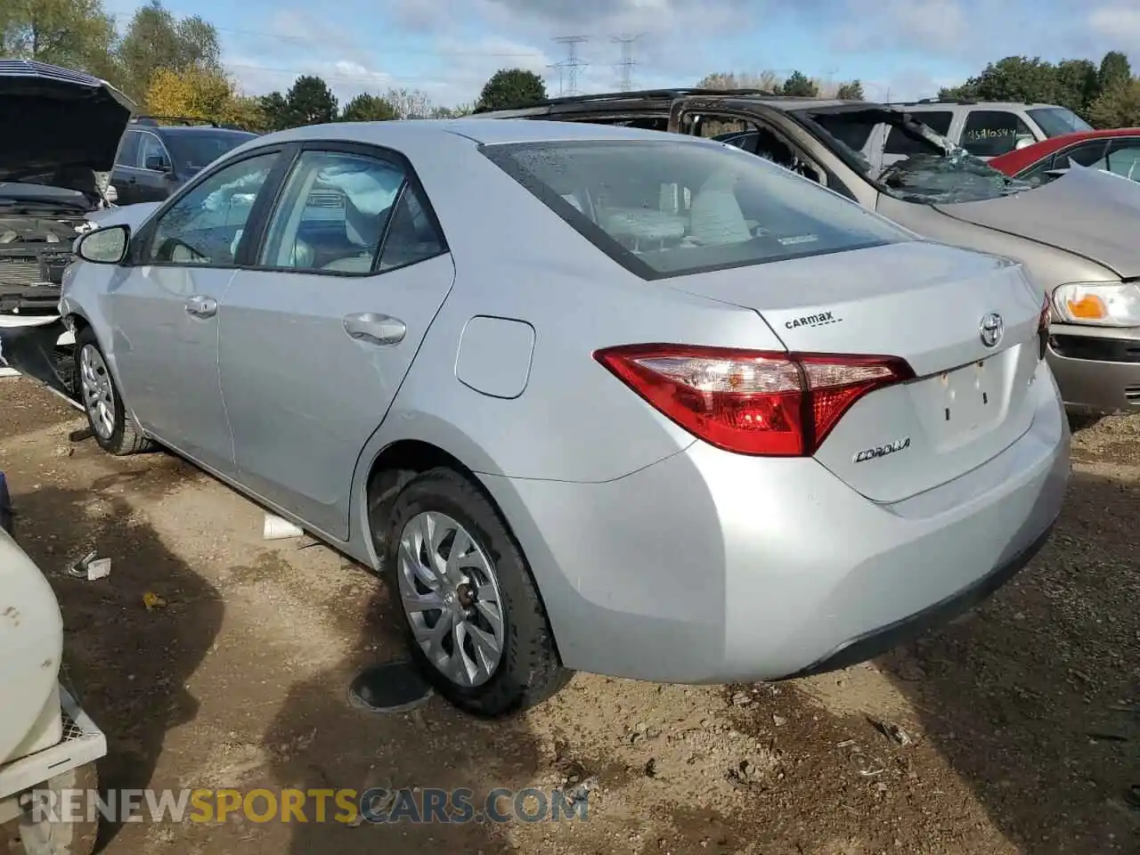 2 Photograph of a damaged car 2T1BURHE4KC210885 TOYOTA COROLLA 2019