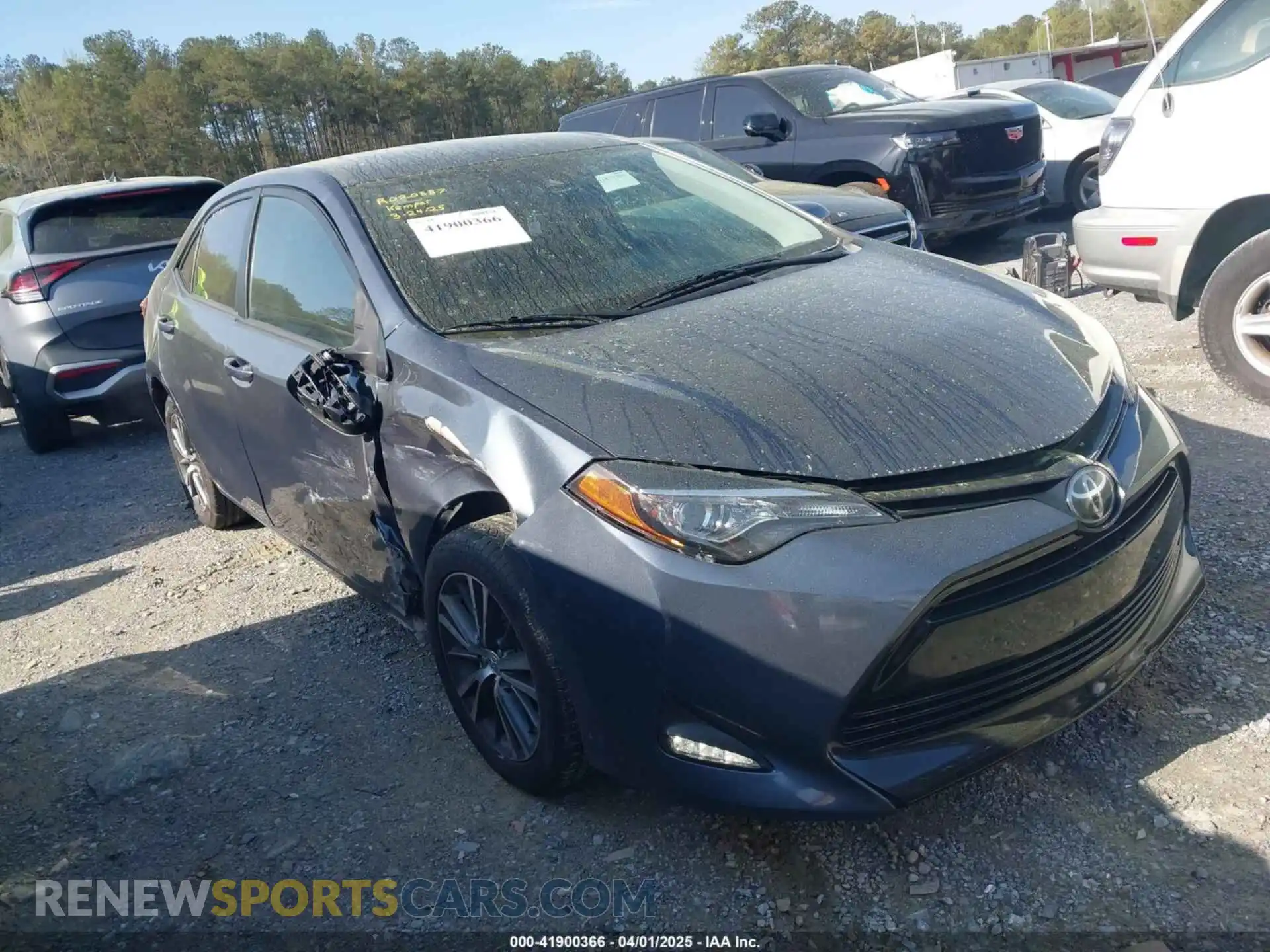 1 Photograph of a damaged car 2T1BURHE4KC211793 TOYOTA COROLLA 2019