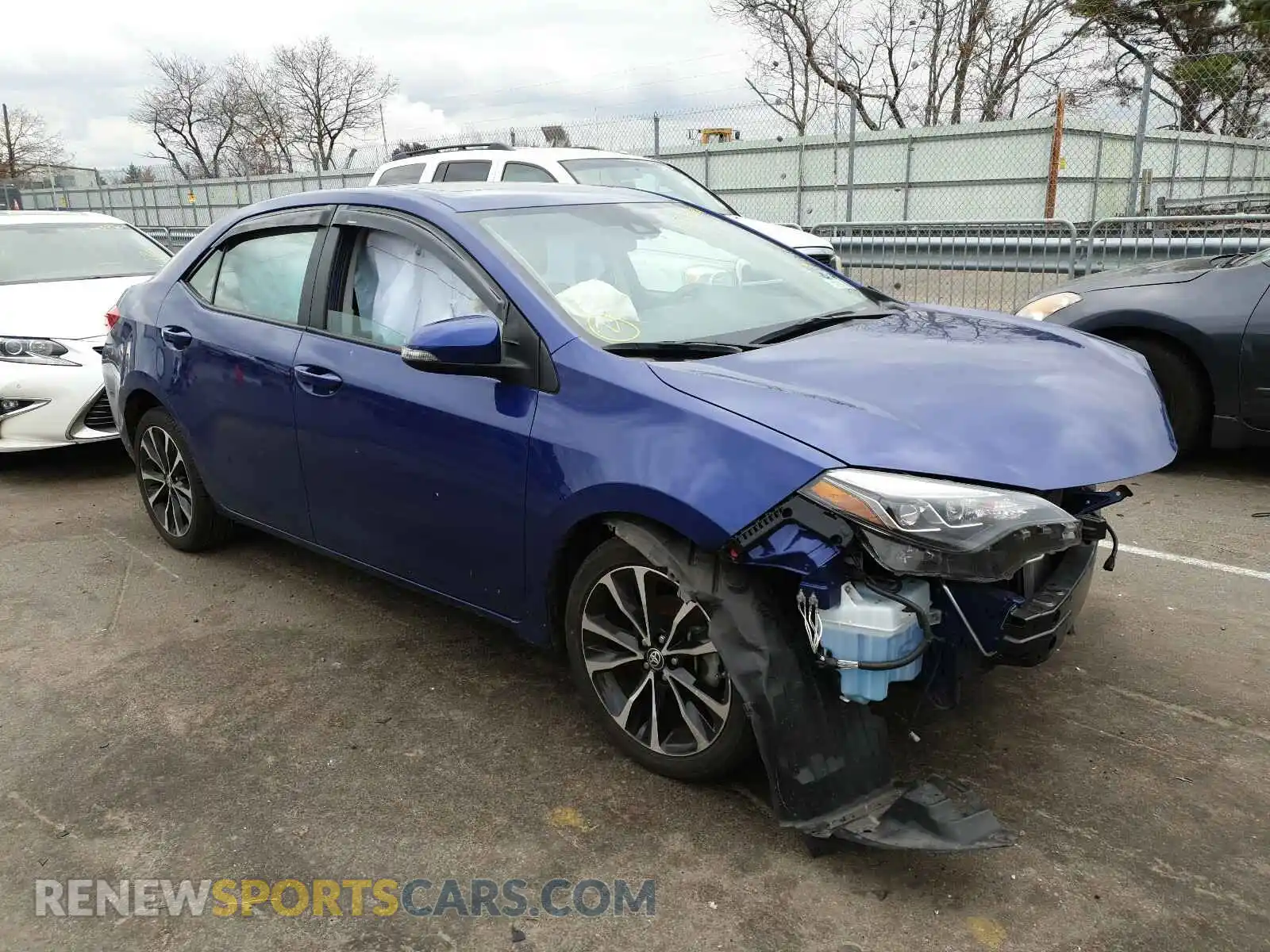 1 Photograph of a damaged car 2T1BURHE4KC215035 TOYOTA COROLLA 2019