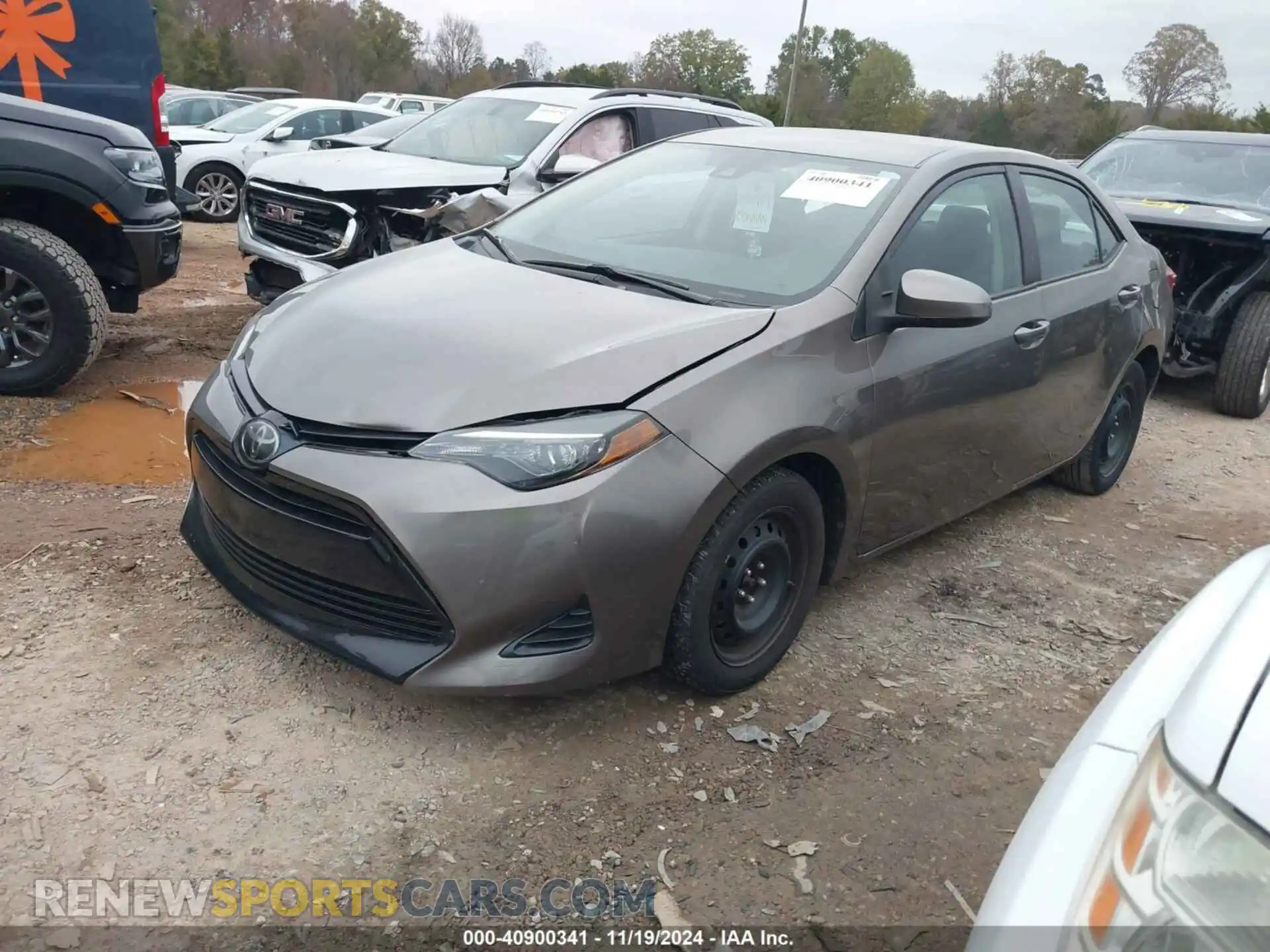 2 fotografías del automóvil dañado 2T1BURHE4KC215066 TOYOTA COROLLA 2019