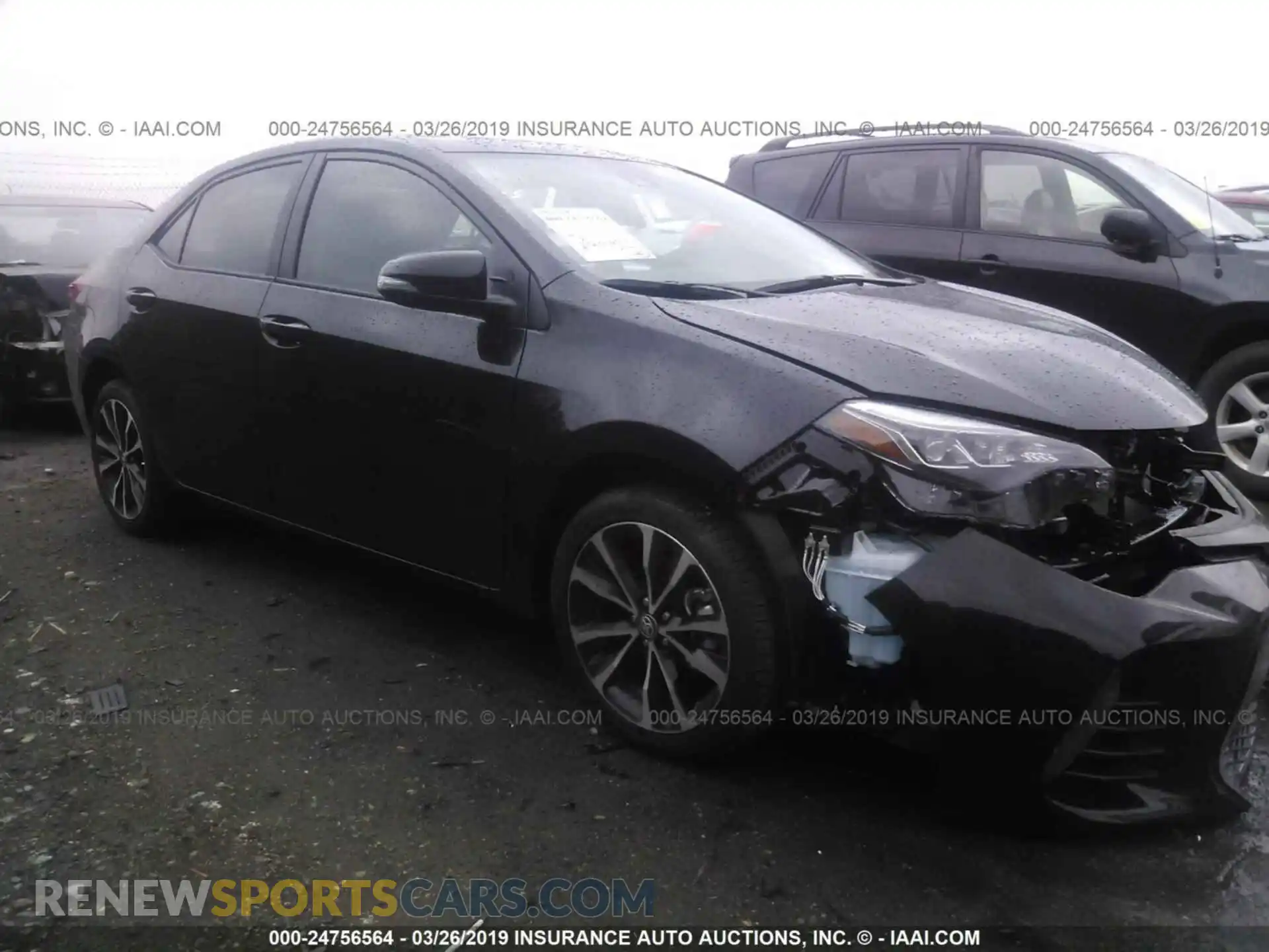1 Photograph of a damaged car 2T1BURHE4KC216783 TOYOTA COROLLA 2019