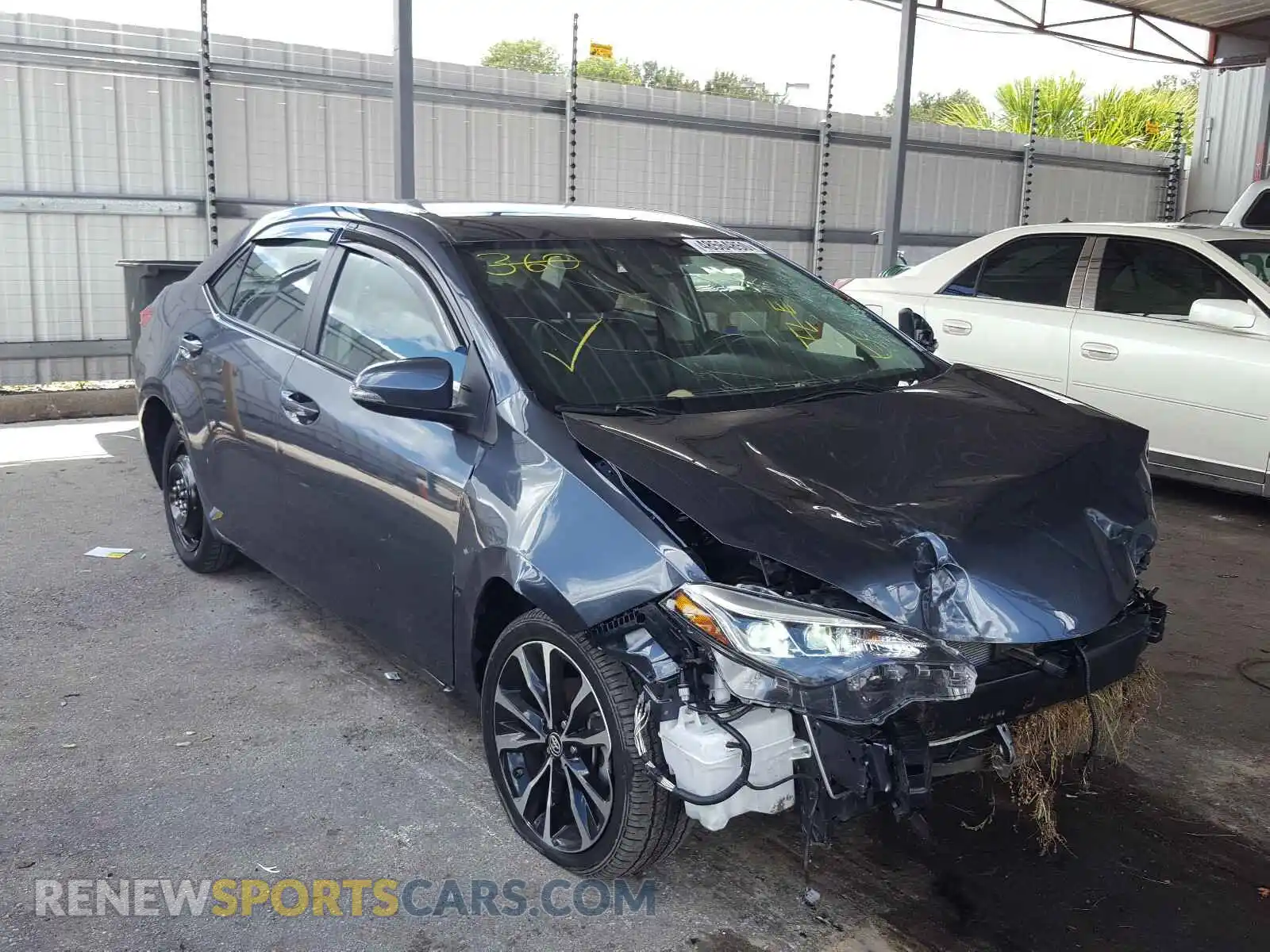 1 Photograph of a damaged car 2T1BURHE4KC216931 TOYOTA COROLLA 2019