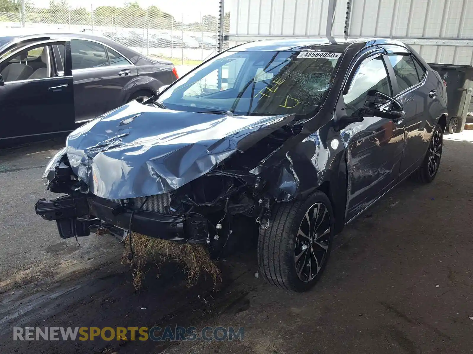 2 Photograph of a damaged car 2T1BURHE4KC216931 TOYOTA COROLLA 2019