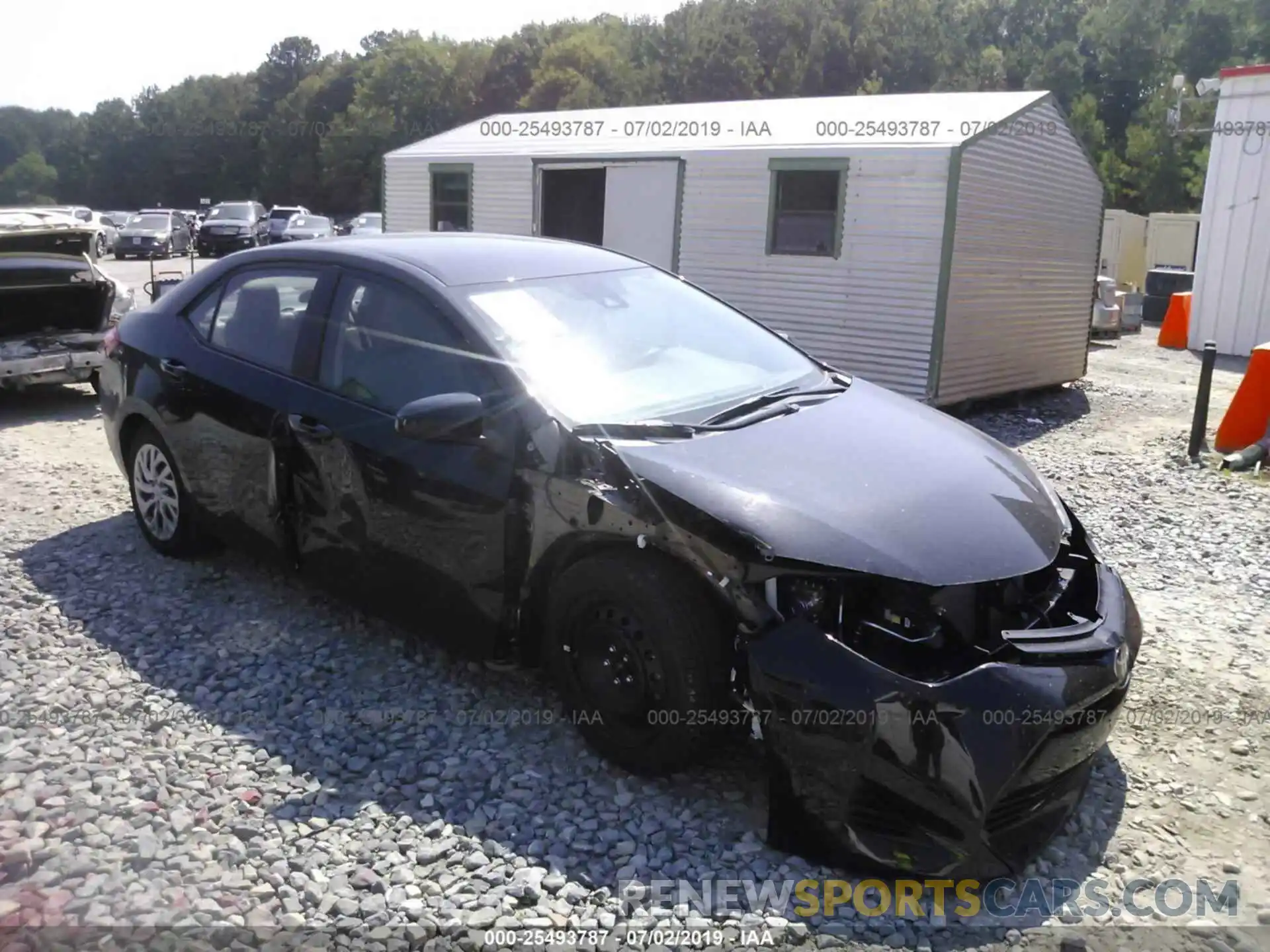 1 Photograph of a damaged car 2T1BURHE4KC217089 TOYOTA COROLLA 2019