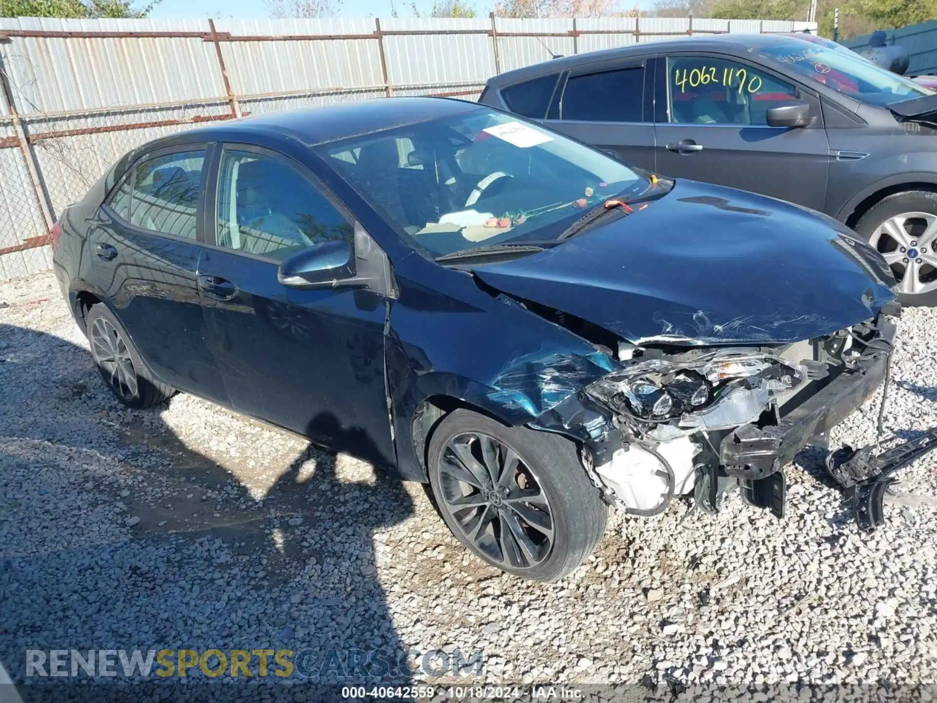 1 Photograph of a damaged car 2T1BURHE4KC217965 TOYOTA COROLLA 2019