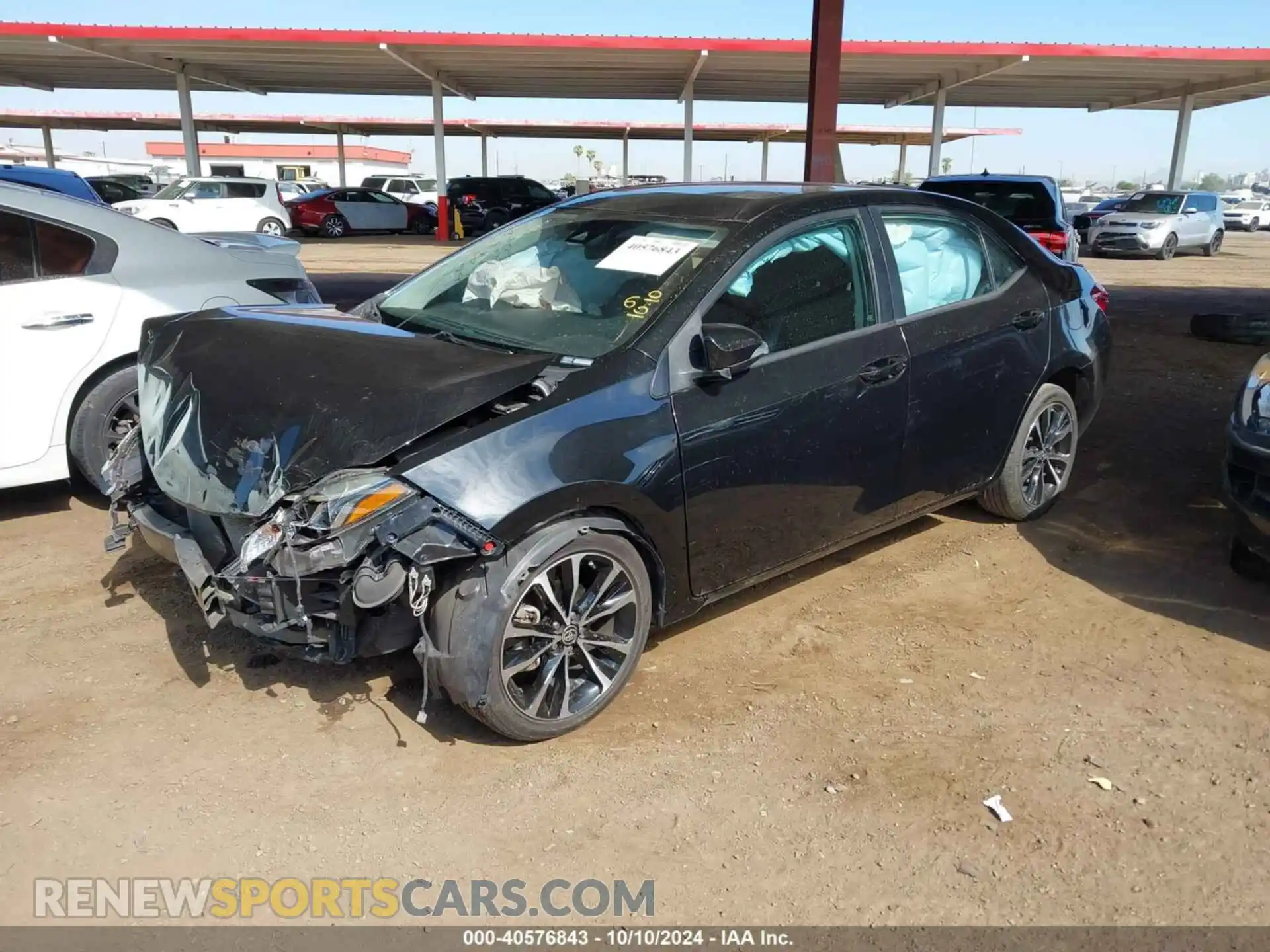 2 Photograph of a damaged car 2T1BURHE4KC219988 TOYOTA COROLLA 2019