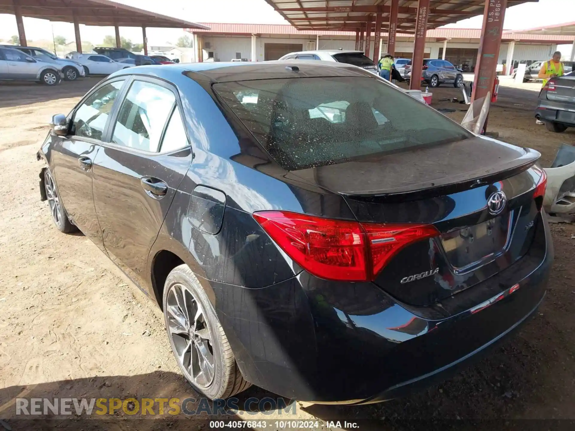 3 Photograph of a damaged car 2T1BURHE4KC219988 TOYOTA COROLLA 2019