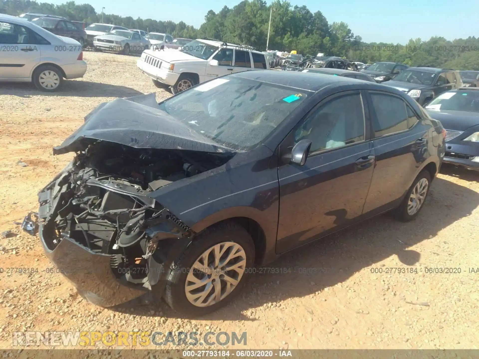 2 Photograph of a damaged car 2T1BURHE4KC220431 TOYOTA COROLLA 2019