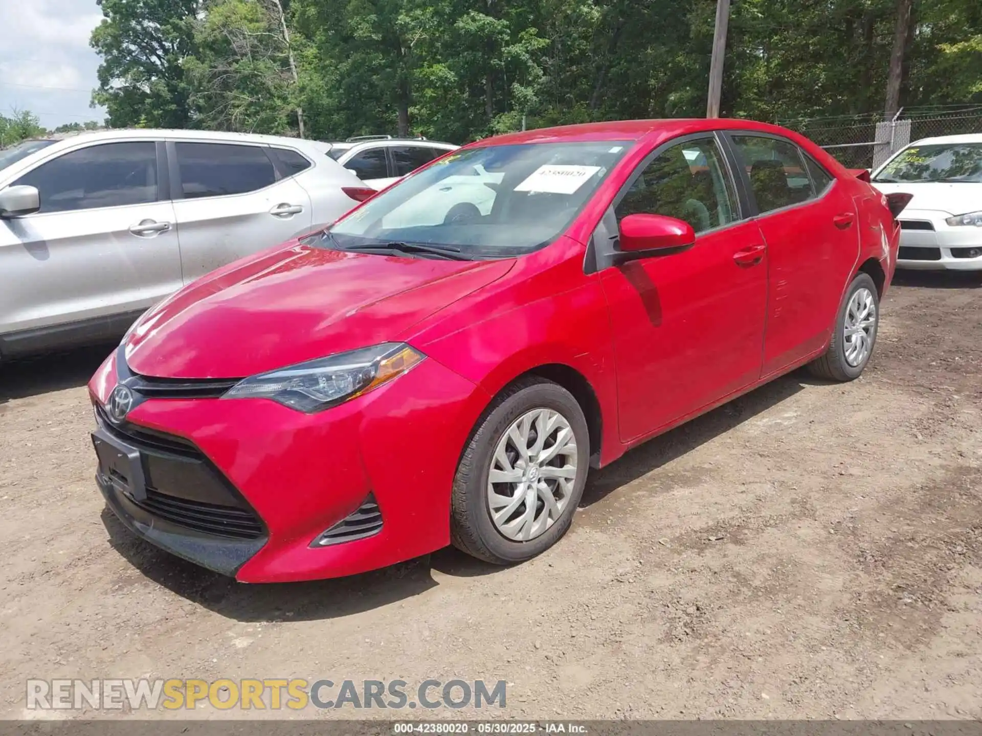 2 fotografías del automóvil dañado 2T1BURHE4KC220512 TOYOTA COROLLA 2019