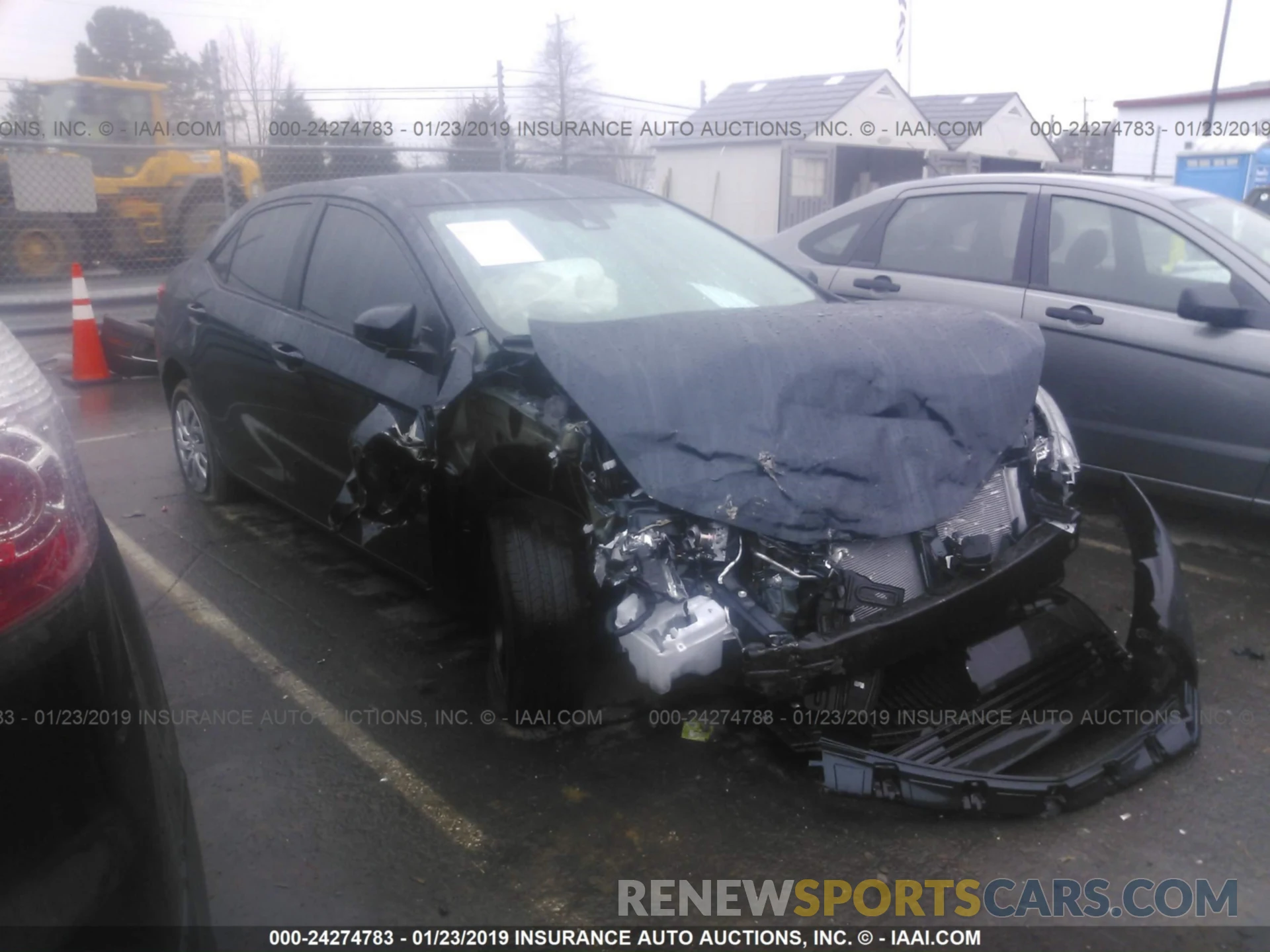 1 Photograph of a damaged car 2T1BURHE4KC221384 TOYOTA COROLLA 2019