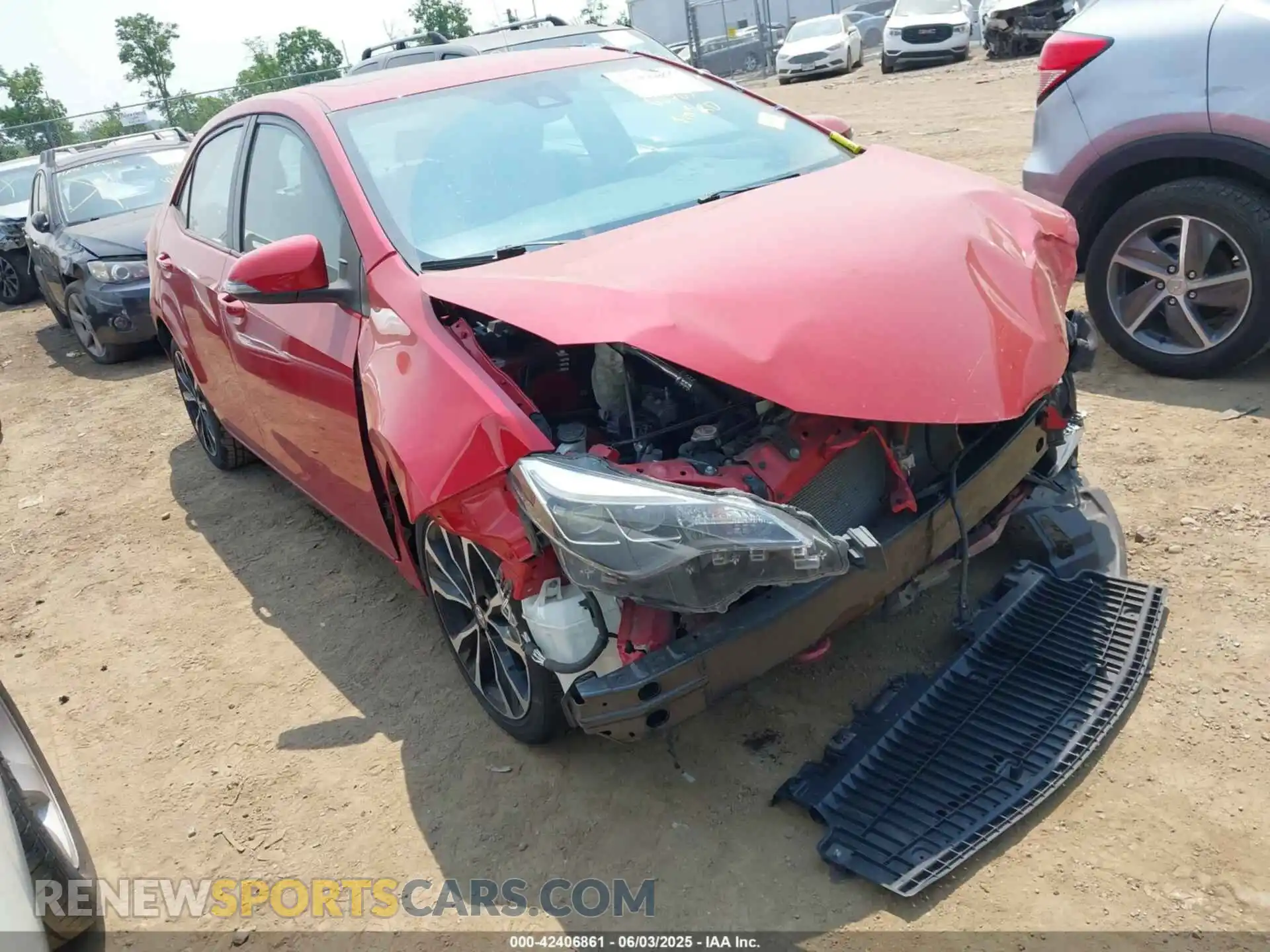 1 Photograph of a damaged car 2T1BURHE4KC221966 TOYOTA COROLLA 2019