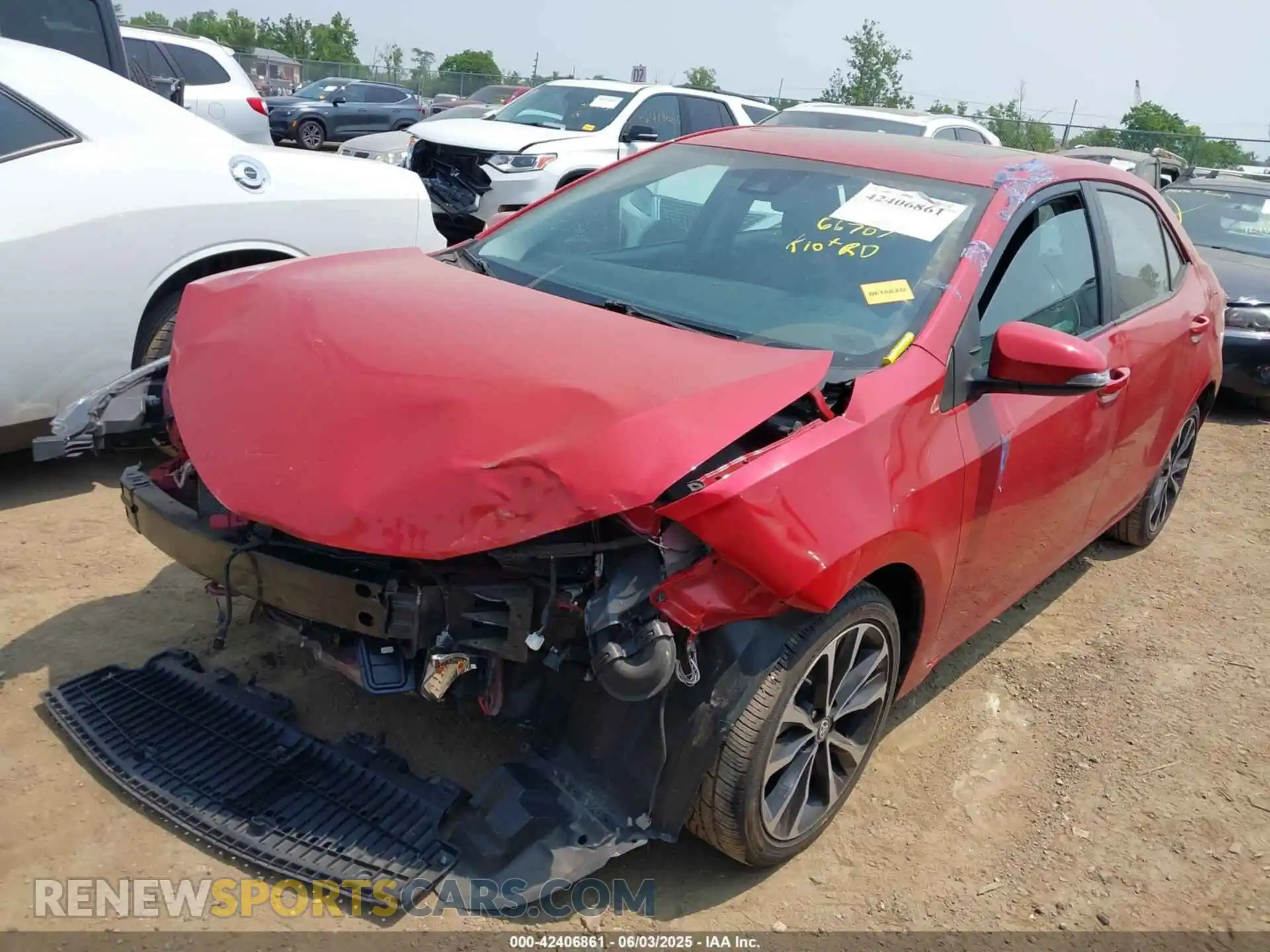 2 Photograph of a damaged car 2T1BURHE4KC221966 TOYOTA COROLLA 2019