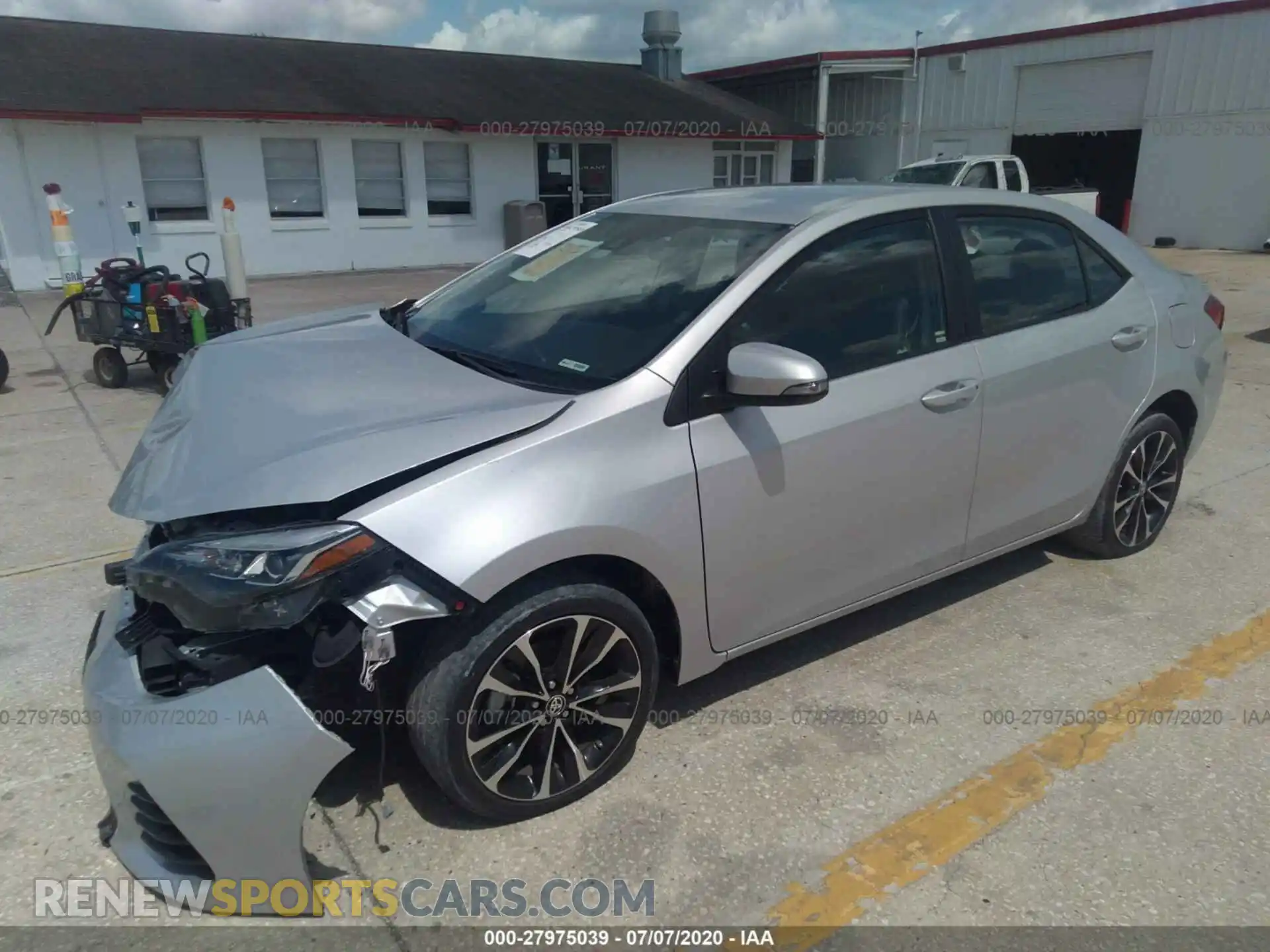 2 Photograph of a damaged car 2T1BURHE4KC222244 TOYOTA COROLLA 2019
