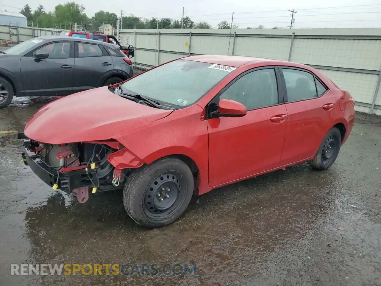 1 Фотография поврежденного автомобиля 2T1BURHE4KC223121 TOYOTA COROLLA 2019