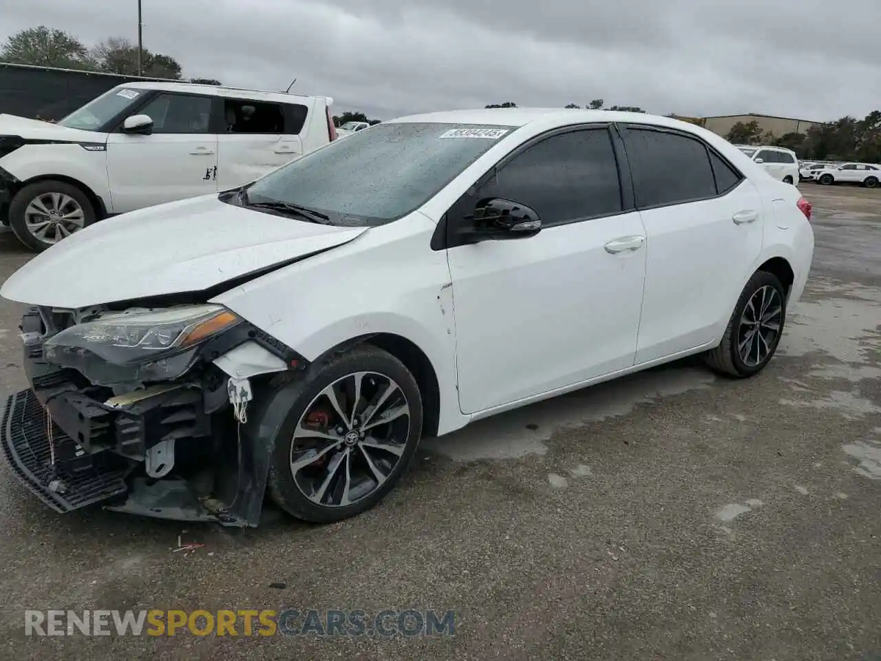 1 Photograph of a damaged car 2T1BURHE4KC224253 TOYOTA COROLLA 2019