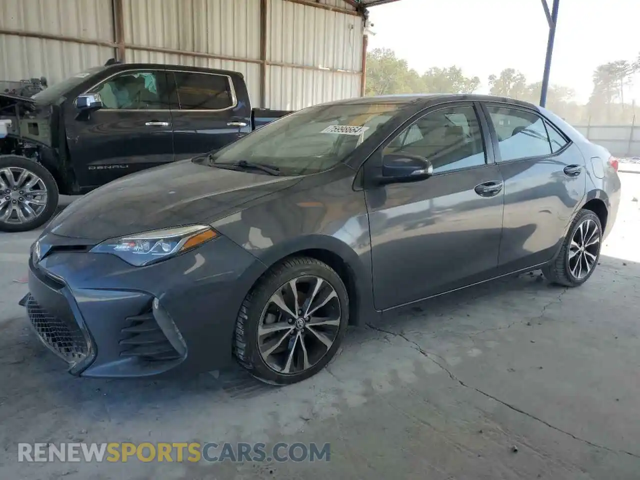 1 Photograph of a damaged car 2T1BURHE4KC224382 TOYOTA COROLLA 2019