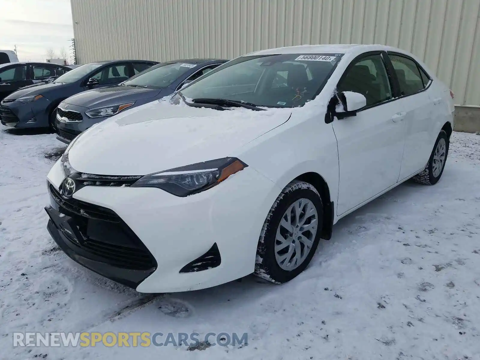 2 Photograph of a damaged car 2T1BURHE4KC226746 TOYOTA COROLLA 2019