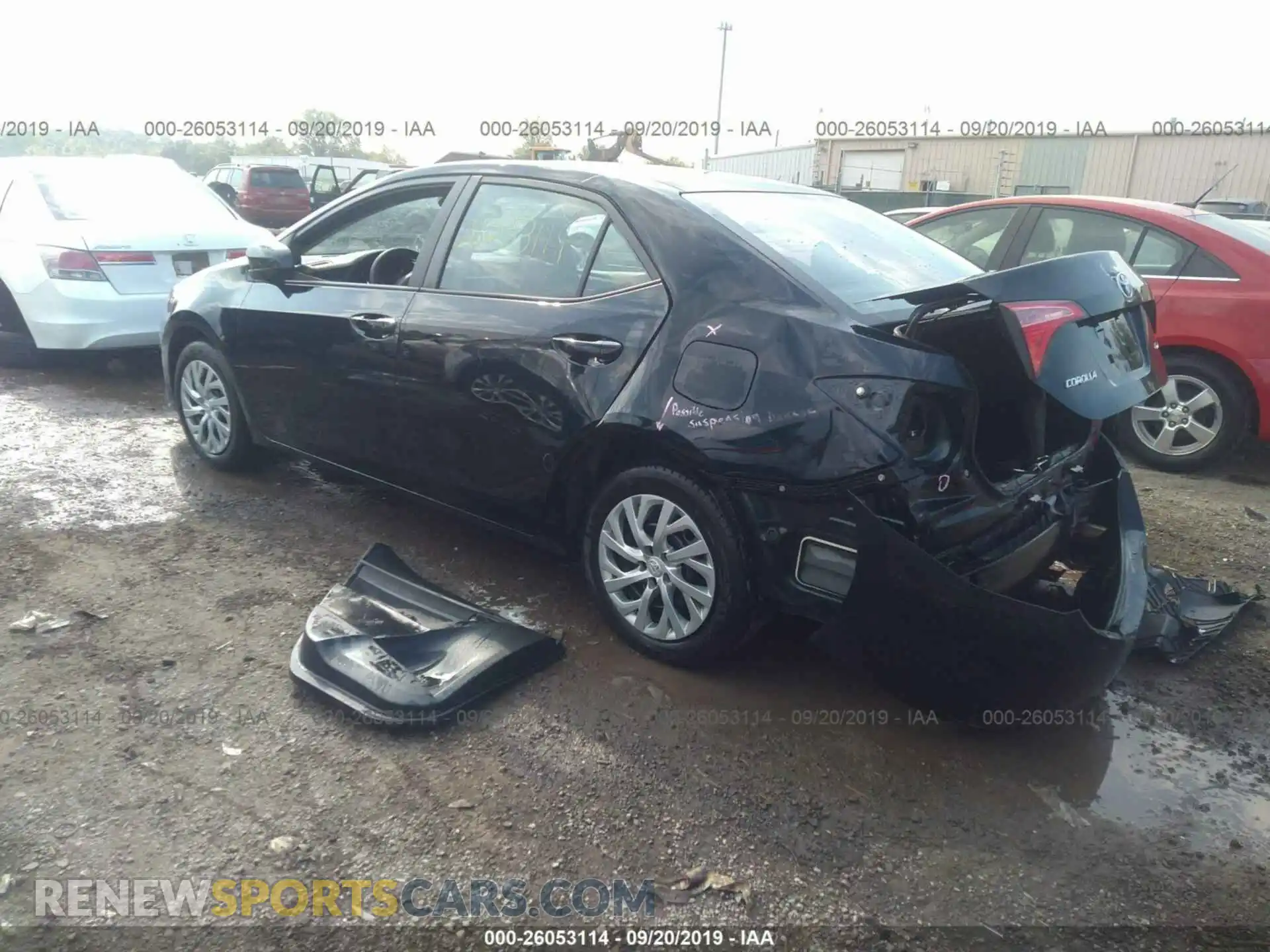 3 Photograph of a damaged car 2T1BURHE4KC227203 TOYOTA COROLLA 2019