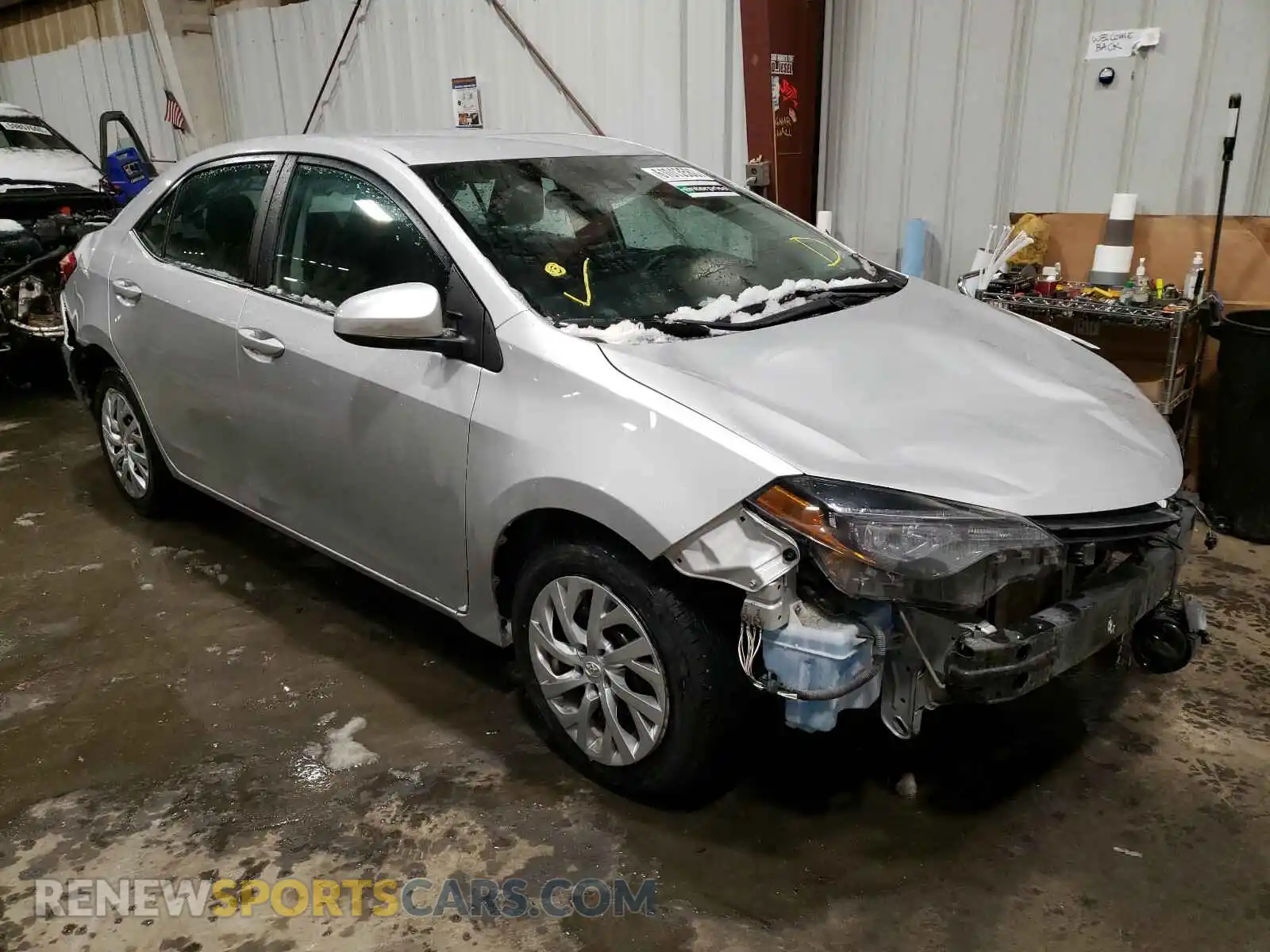 1 Photograph of a damaged car 2T1BURHE4KC230134 TOYOTA COROLLA 2019