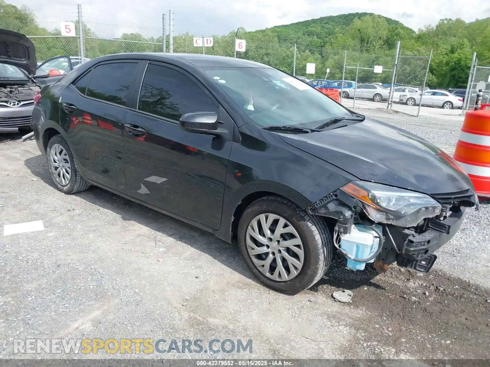 1 Photograph of a damaged car 2T1BURHE4KC232790 TOYOTA COROLLA 2019