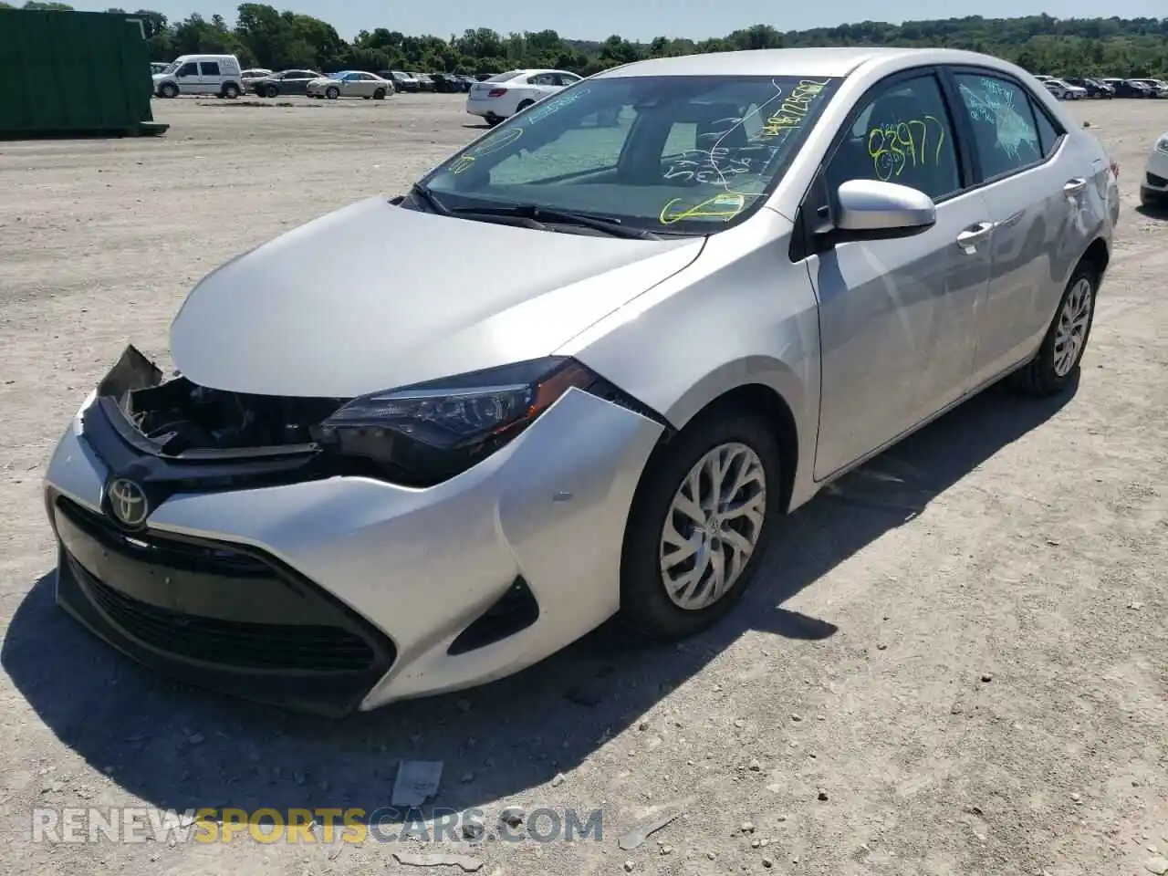 2 Photograph of a damaged car 2T1BURHE4KC234040 TOYOTA COROLLA 2019