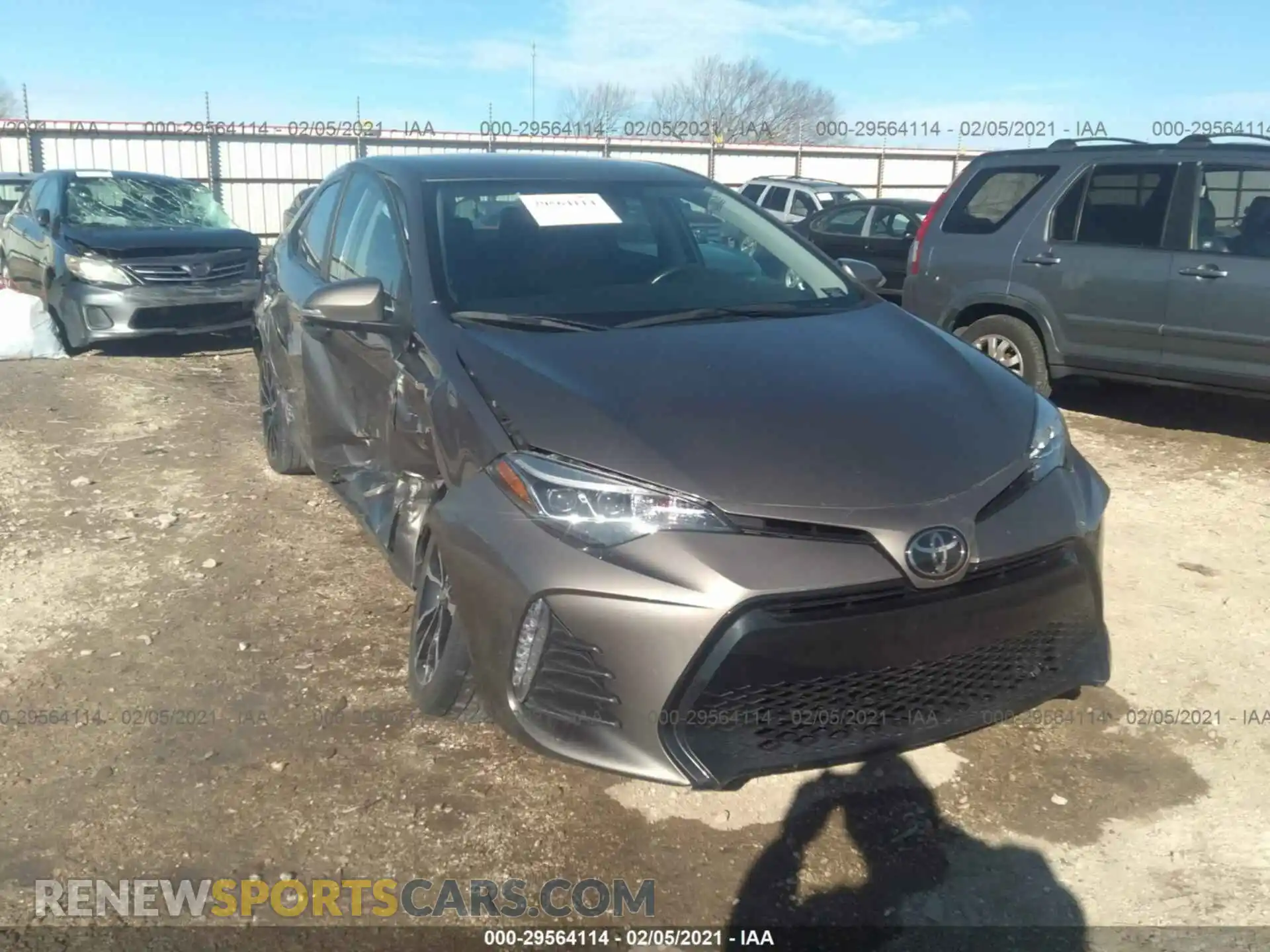 1 Photograph of a damaged car 2T1BURHE4KC234121 TOYOTA COROLLA 2019