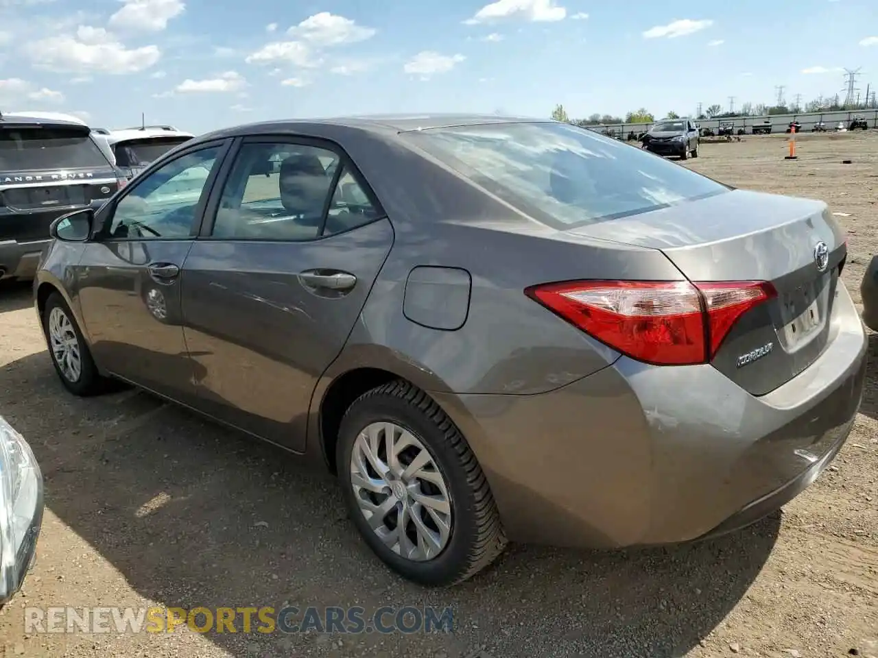 2 fotografías del automóvil dañado 2T1BURHE4KC234197 TOYOTA COROLLA 2019