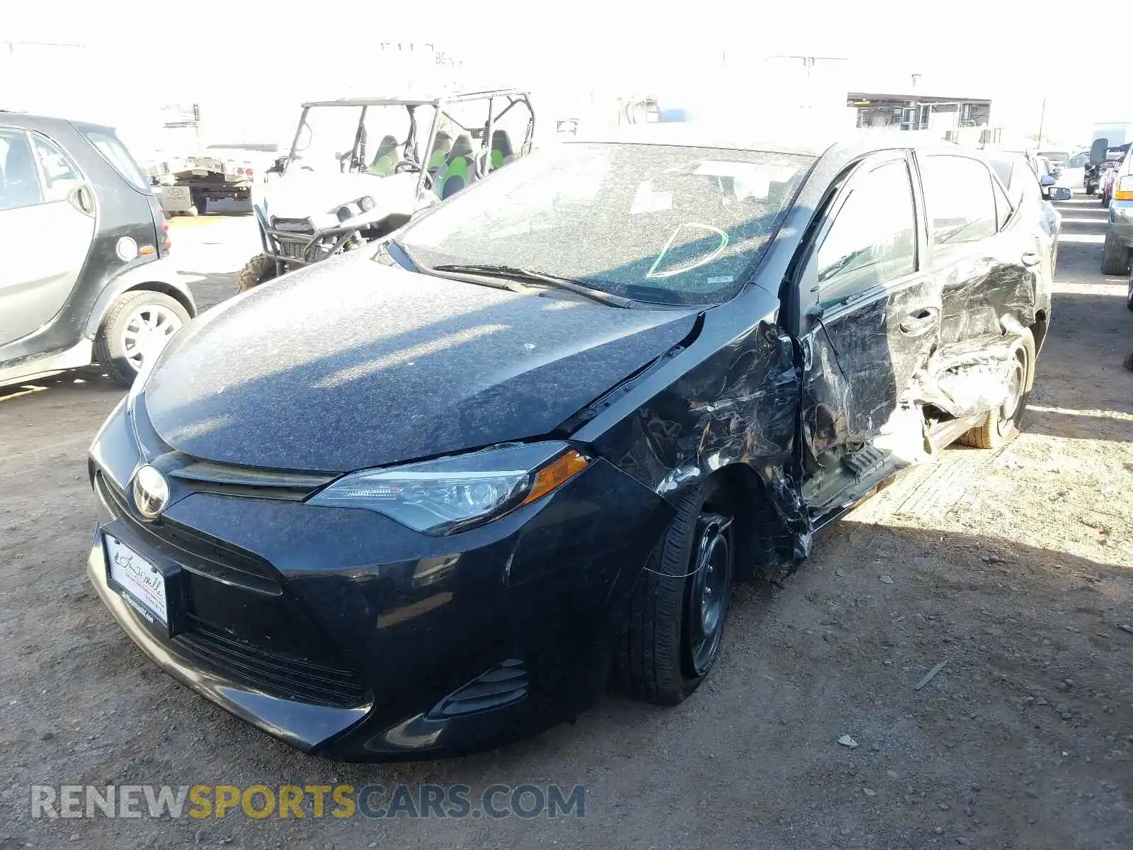 2 Photograph of a damaged car 2T1BURHE4KC234801 TOYOTA COROLLA 2019