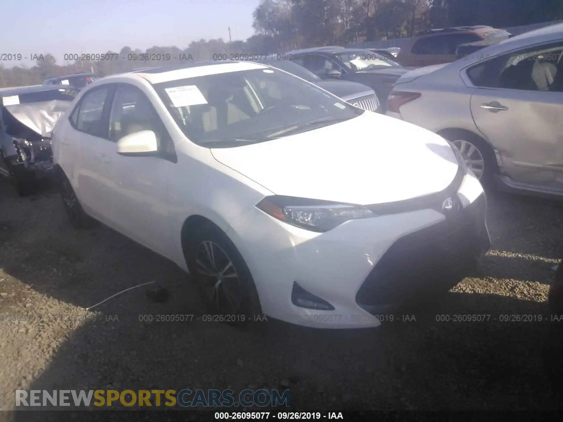 1 Photograph of a damaged car 2T1BURHE4KC236435 TOYOTA COROLLA 2019