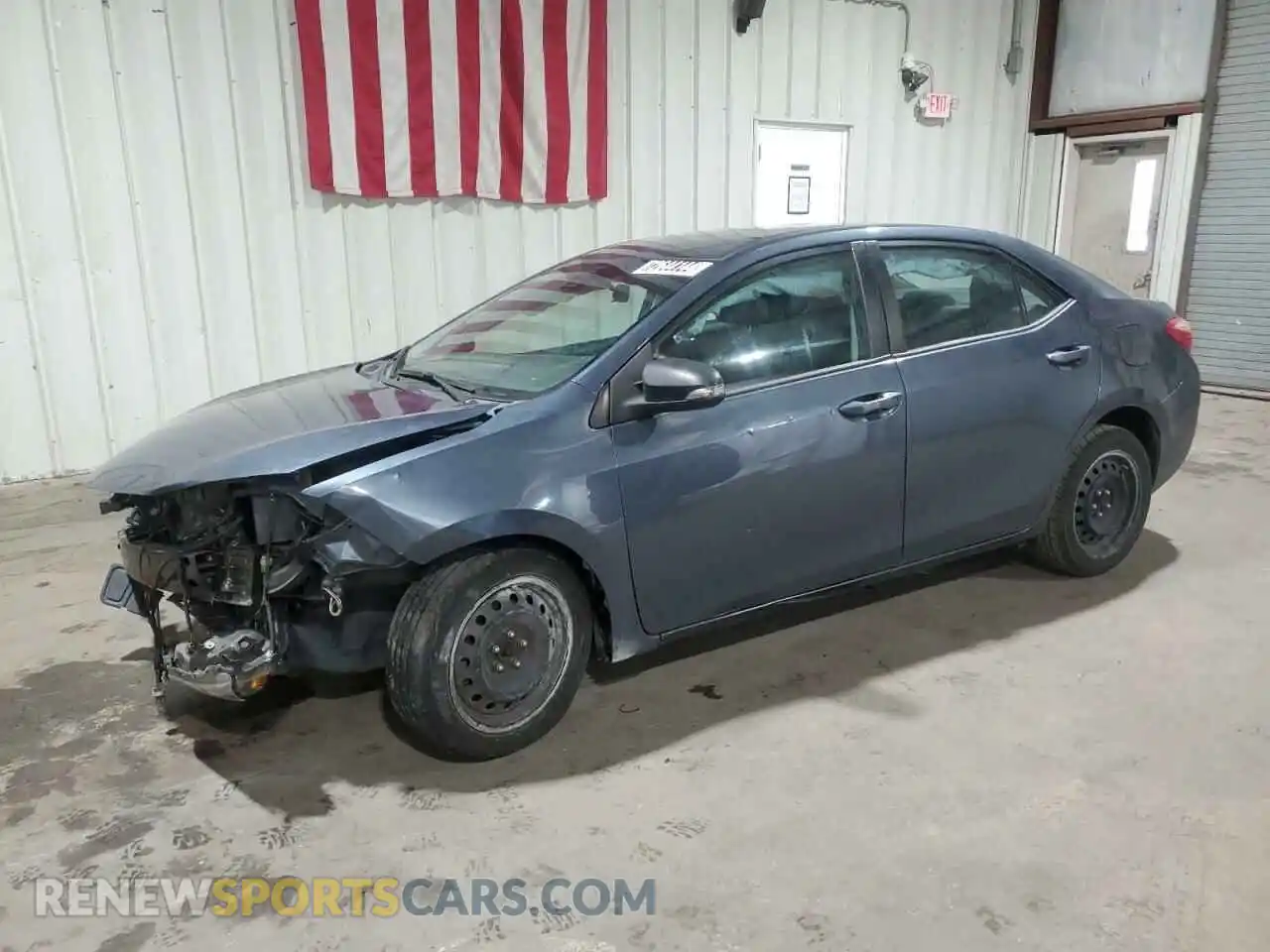 1 Photograph of a damaged car 2T1BURHE4KC237164 TOYOTA COROLLA 2019