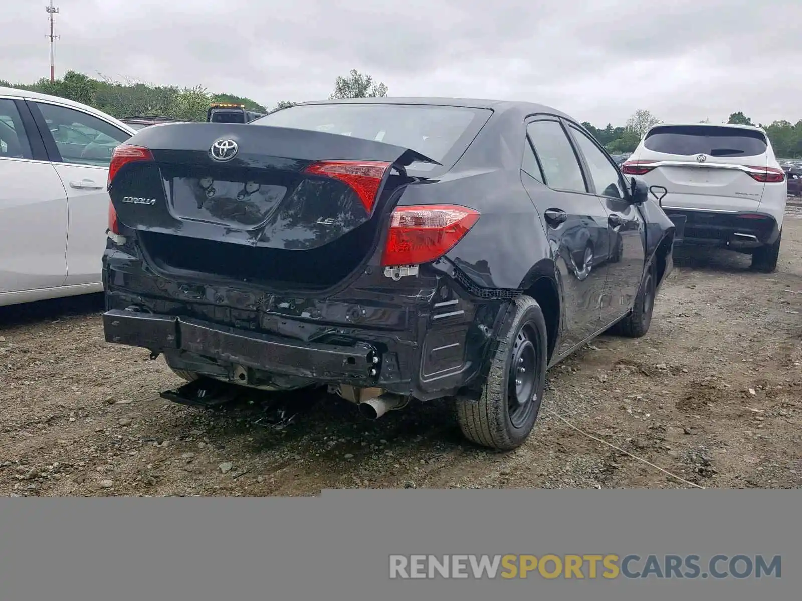 4 Photograph of a damaged car 2T1BURHE4KC237309 TOYOTA COROLLA 2019