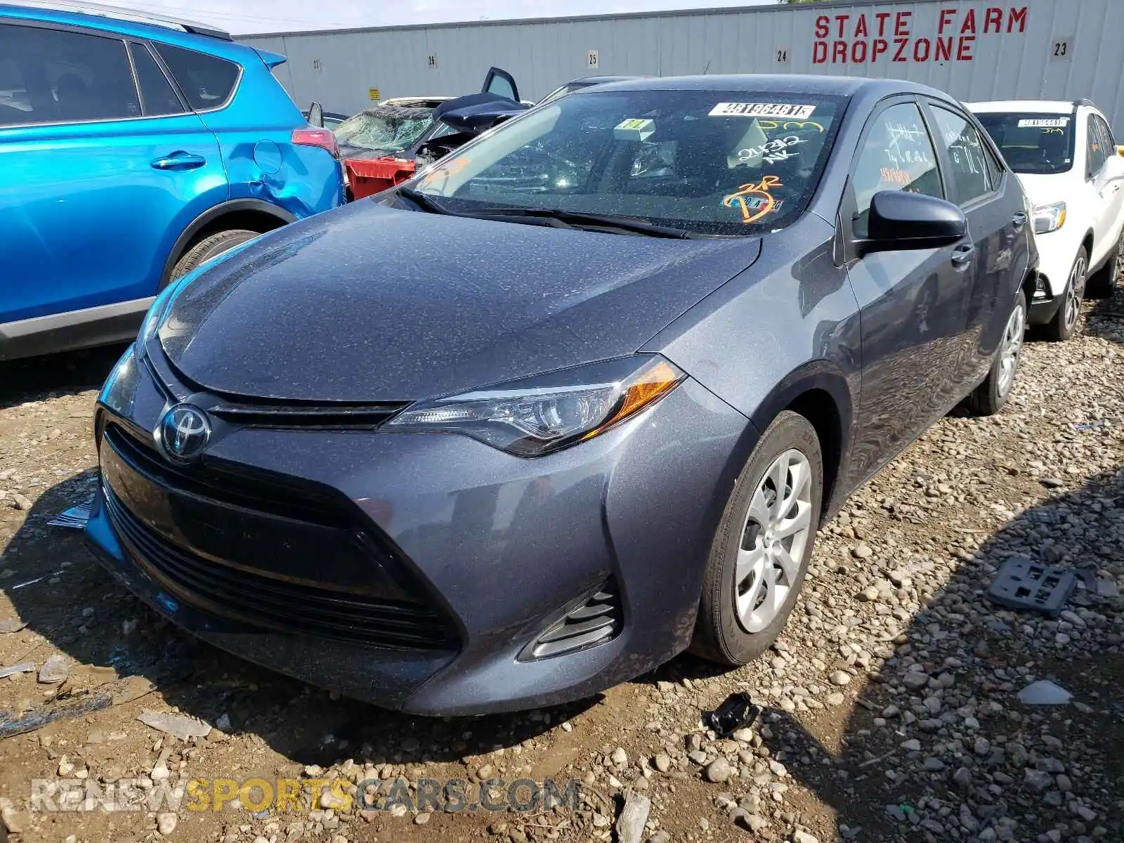 2 Photograph of a damaged car 2T1BURHE4KC243112 TOYOTA COROLLA 2019