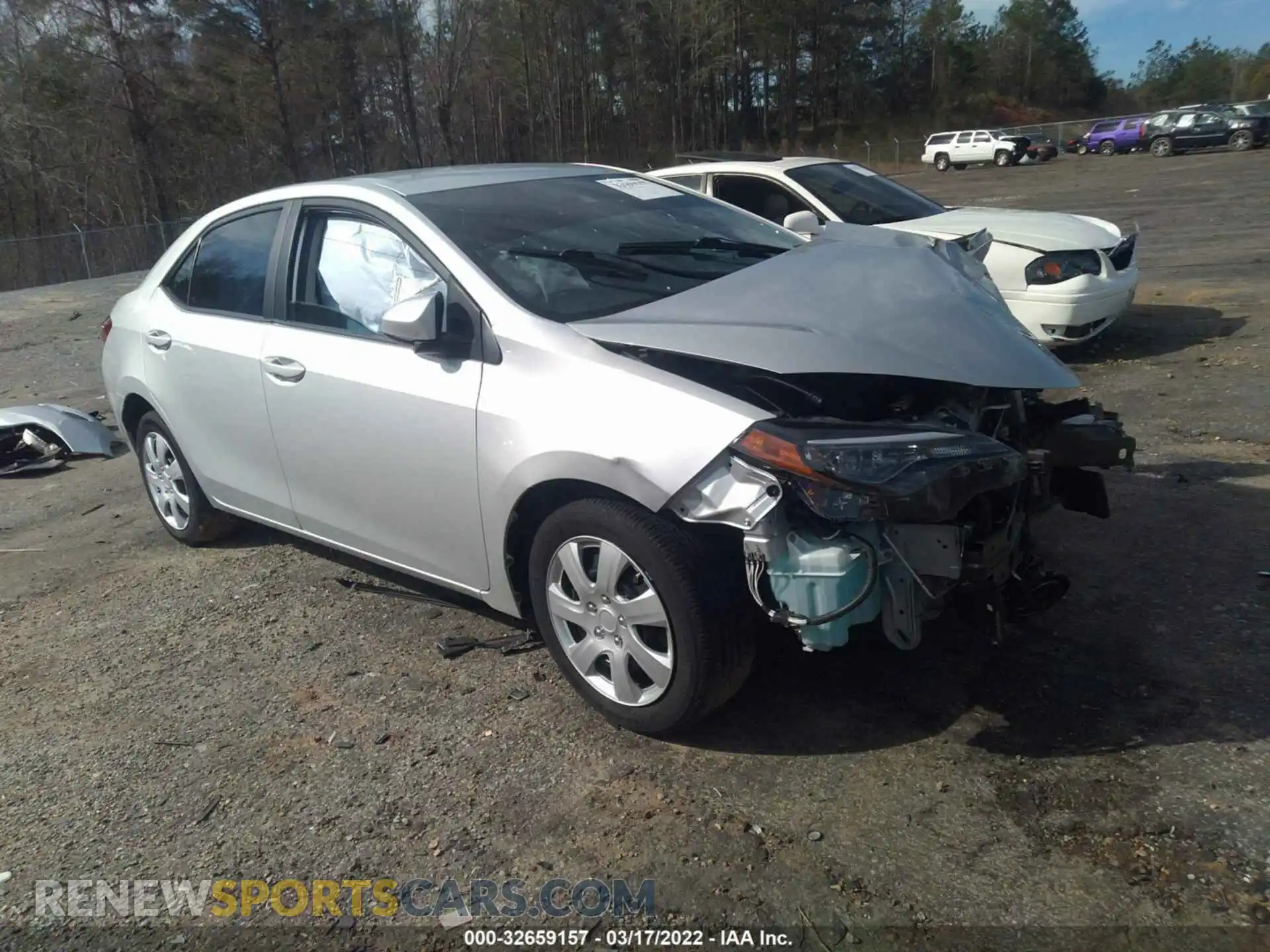 1 Photograph of a damaged car 2T1BURHE4KC243501 TOYOTA COROLLA 2019