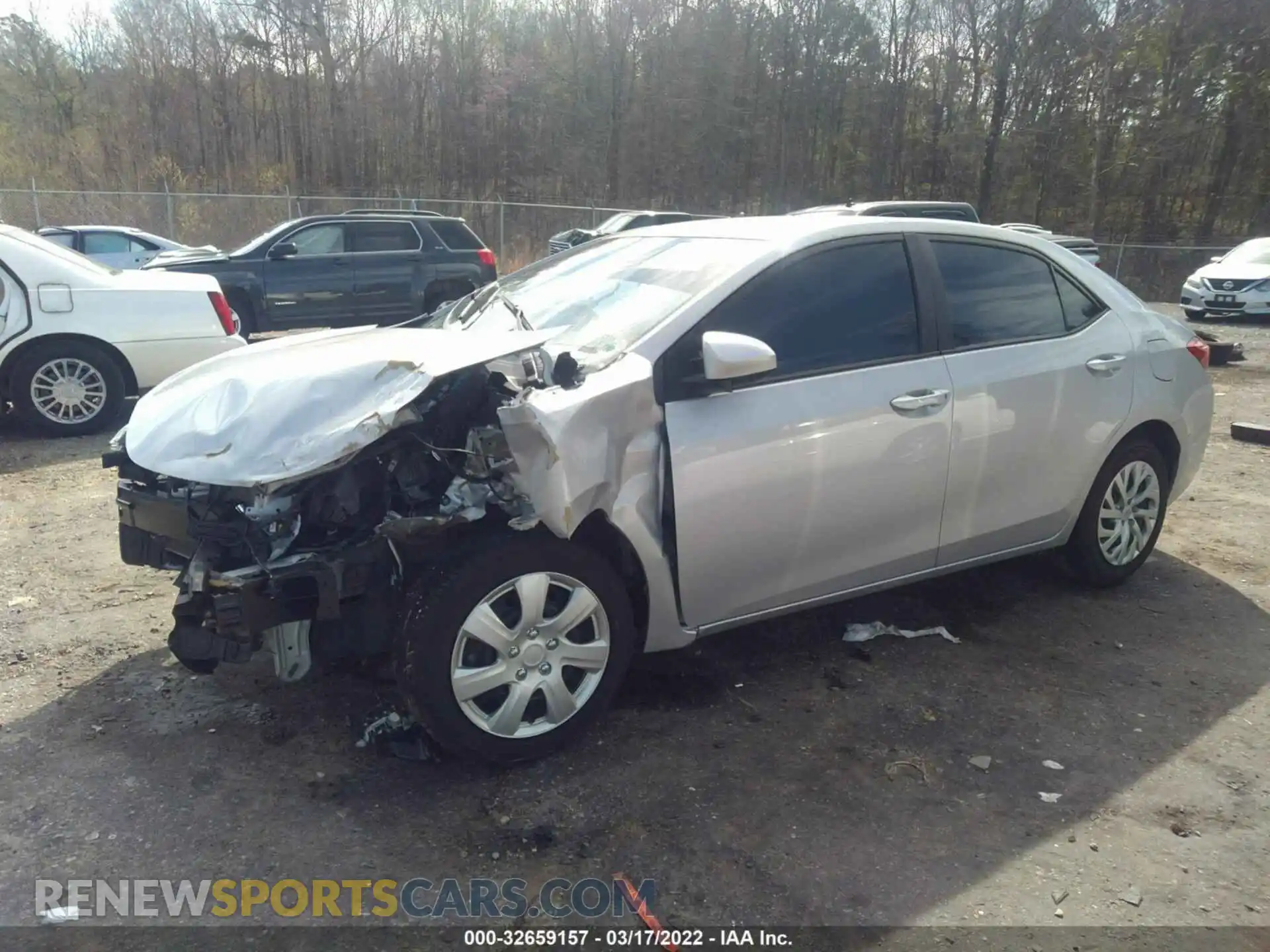 2 Photograph of a damaged car 2T1BURHE4KC243501 TOYOTA COROLLA 2019